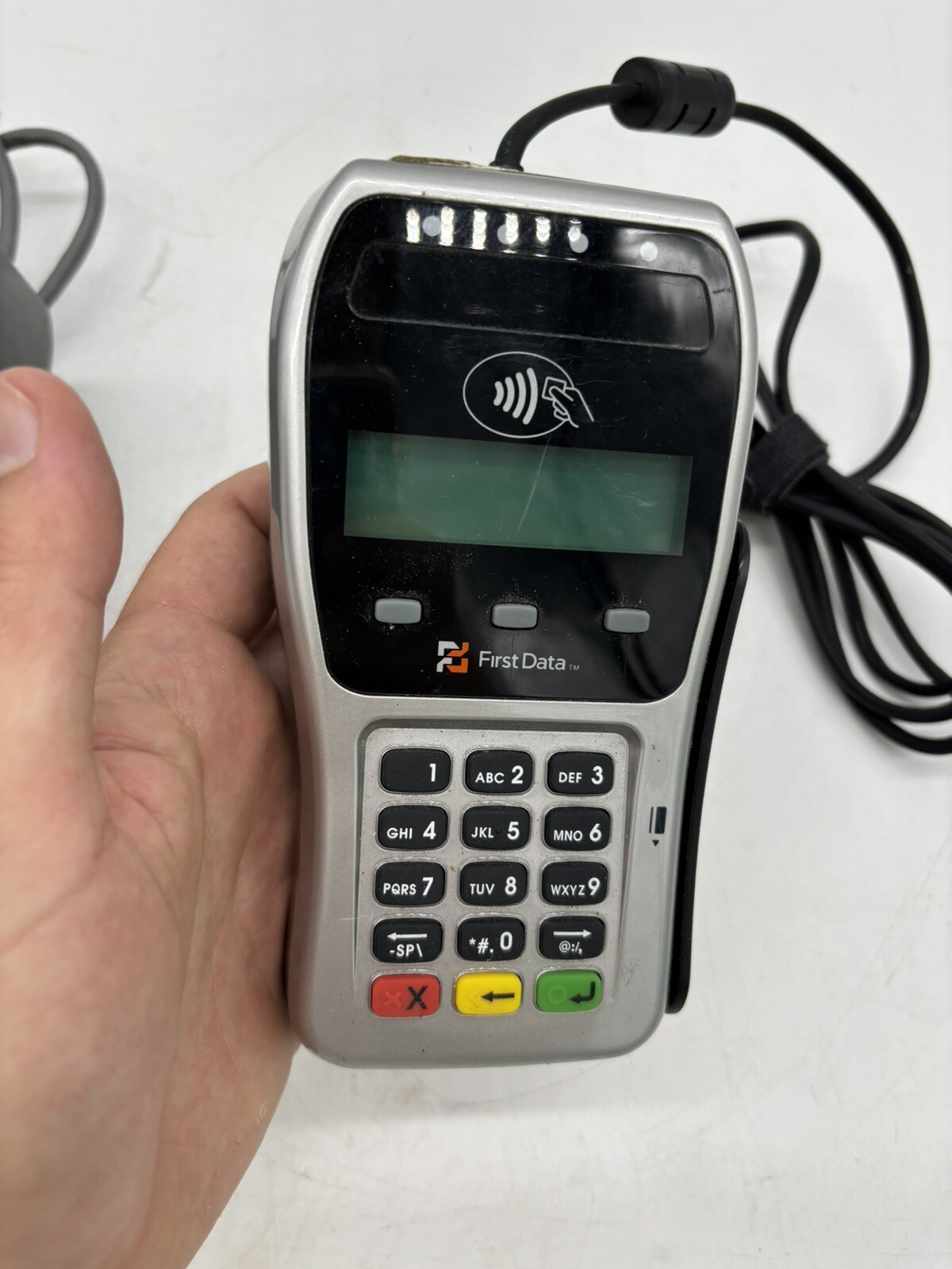 First Data FD-130 DUO Credit Card Machine with FD-35 EMV NFC PIN pad