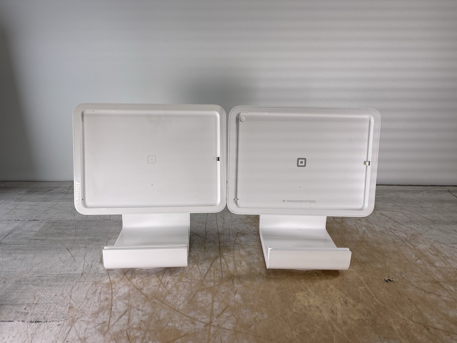 (LOT OF 2) SQUARE POS TERMINAL STAND S089 – (UNTESTED/FOR PARTS)