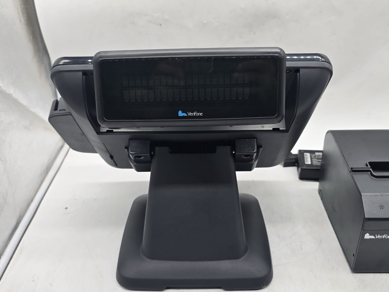 VeriFone MX980i POS Touch Terminal w/ Receipt Printer Barcode Scanner Power Adap