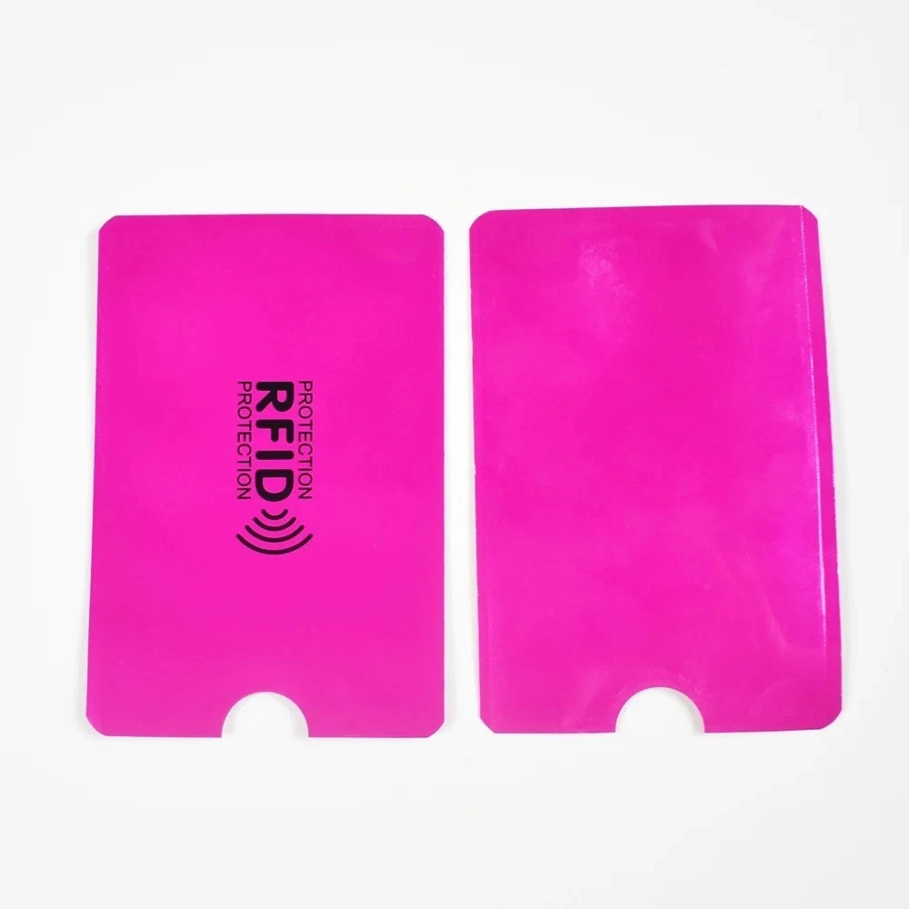 10Pcs Anti-Scan Card Sleeve Anti-Magnetic Anti-Theft anti RFID/NFC Scanning Alum