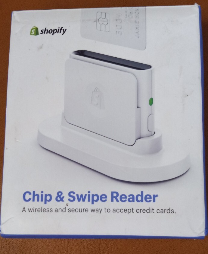 Shopify Chip & Swipe Reader S1701 Wireless and Secure New Open Box