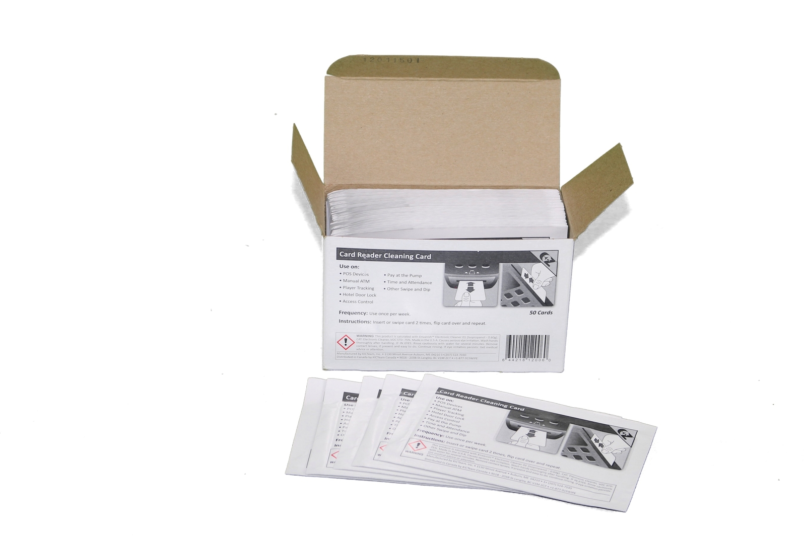 Alliance Card Reader Cleaning Card CR80 – 50 Cards per box