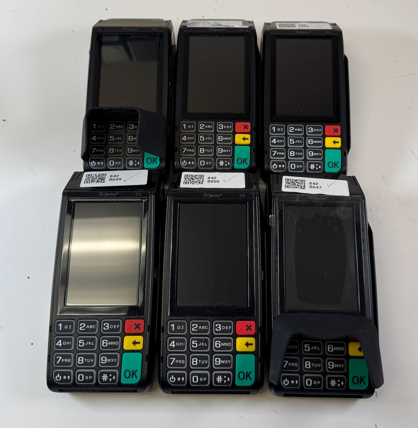 Dejavoo Z9 EMV / Card Terminal – READ for info – No Merchant ID – Lot of 6