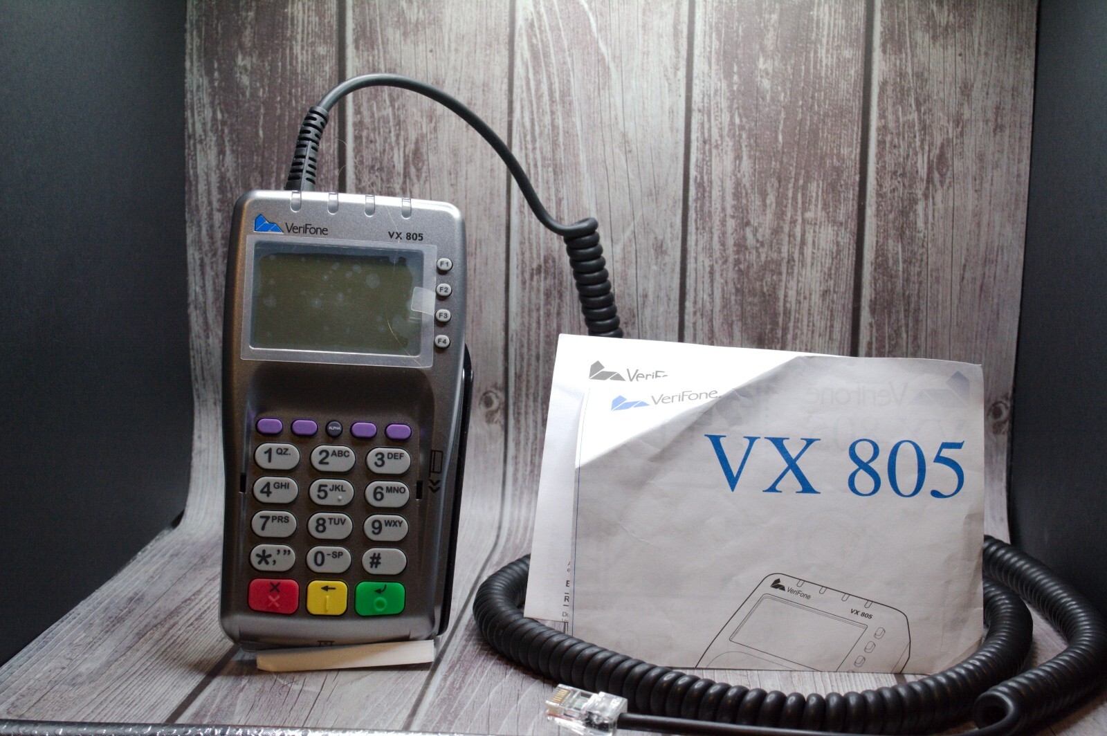 Verifone VX-805 CTLS 86338332 Pin Pad Card Reader 160mb Keypad