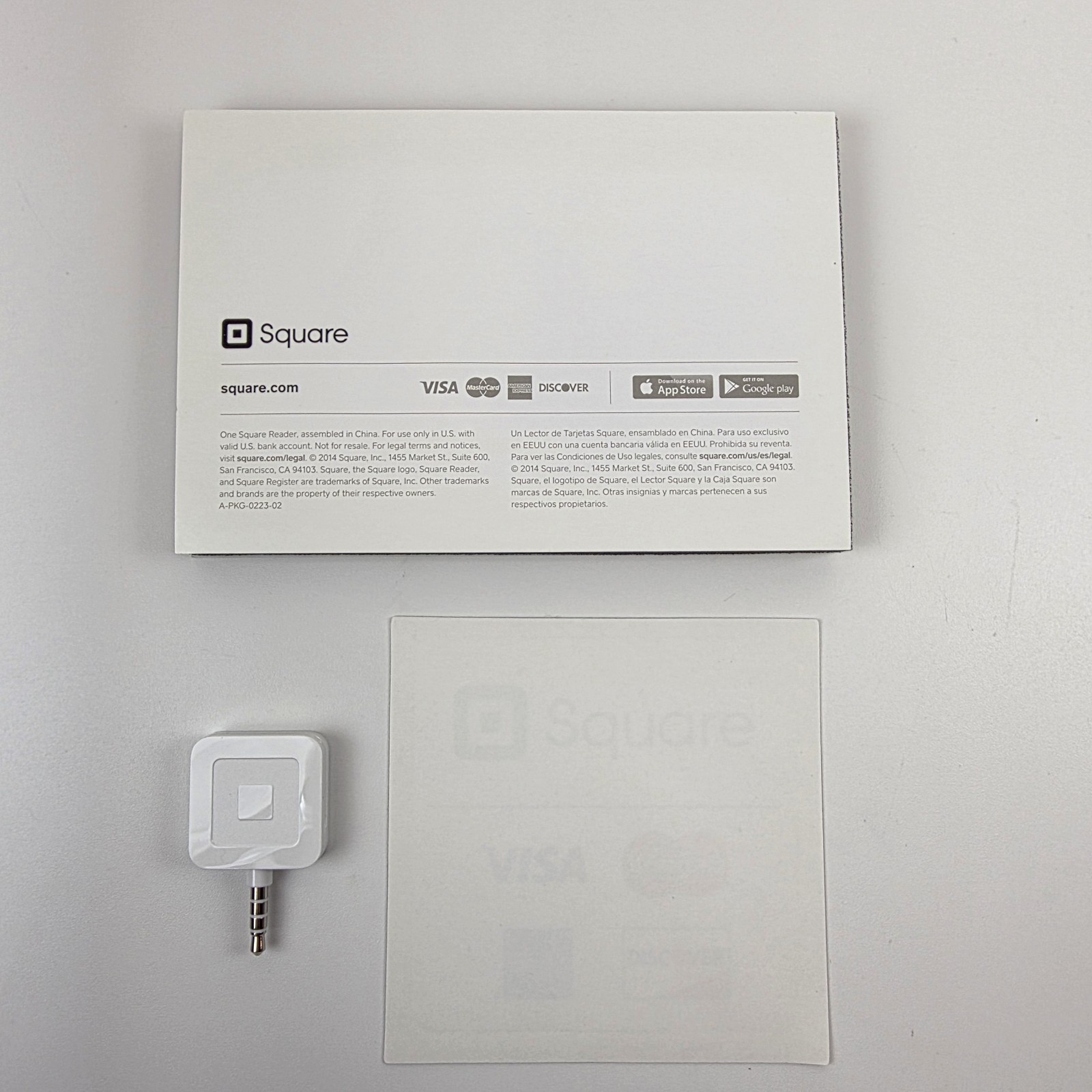 Square Reader for Mag Strip – 3.5mm Headphone Jack – Credit Card Payment Device