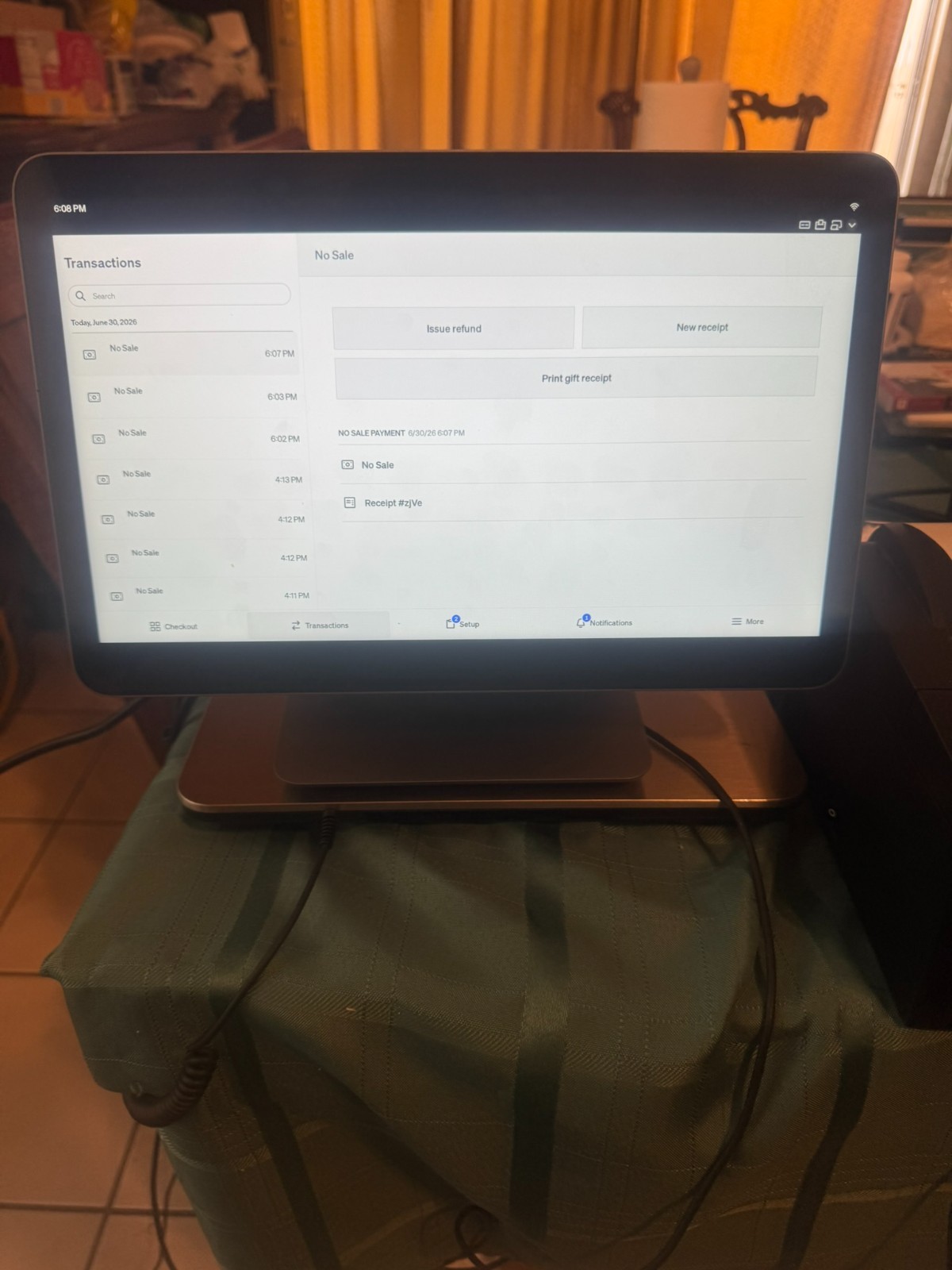 Square Register POS System