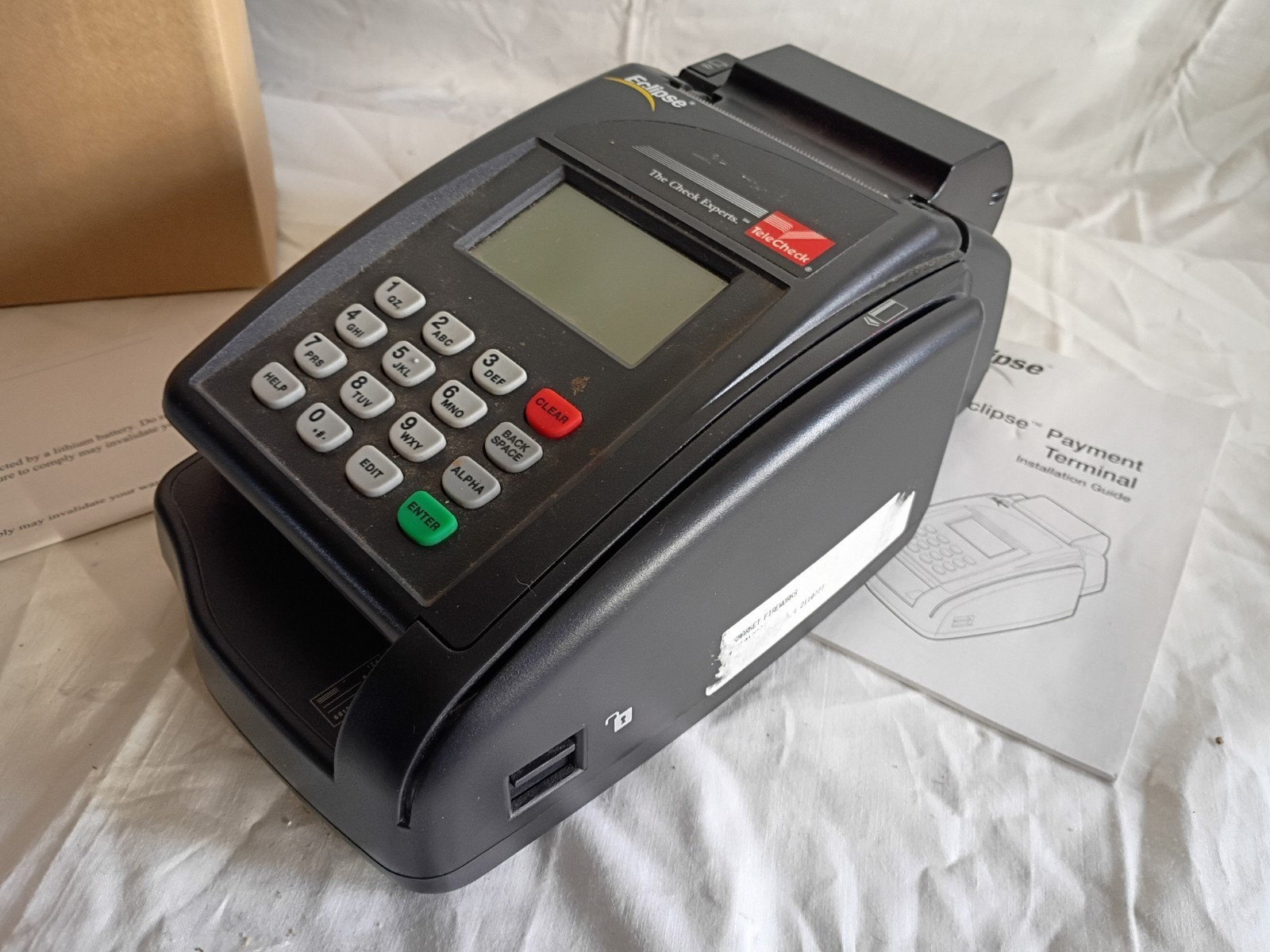 Verifone Eclipse Quartet Card Reader With Power Supply And More! Free Shipping!