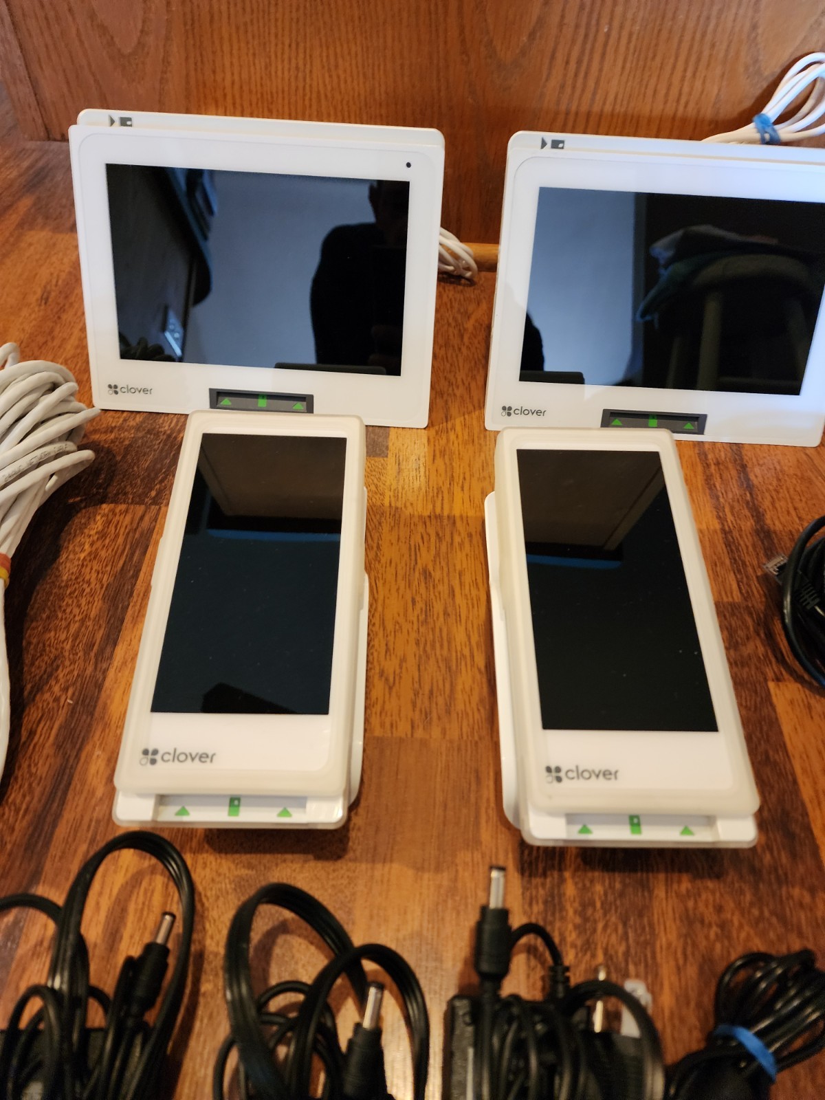 Clover POS System Bundle – 2 C305 Stations, & 2 Flex 3 Handheld Systems Tested