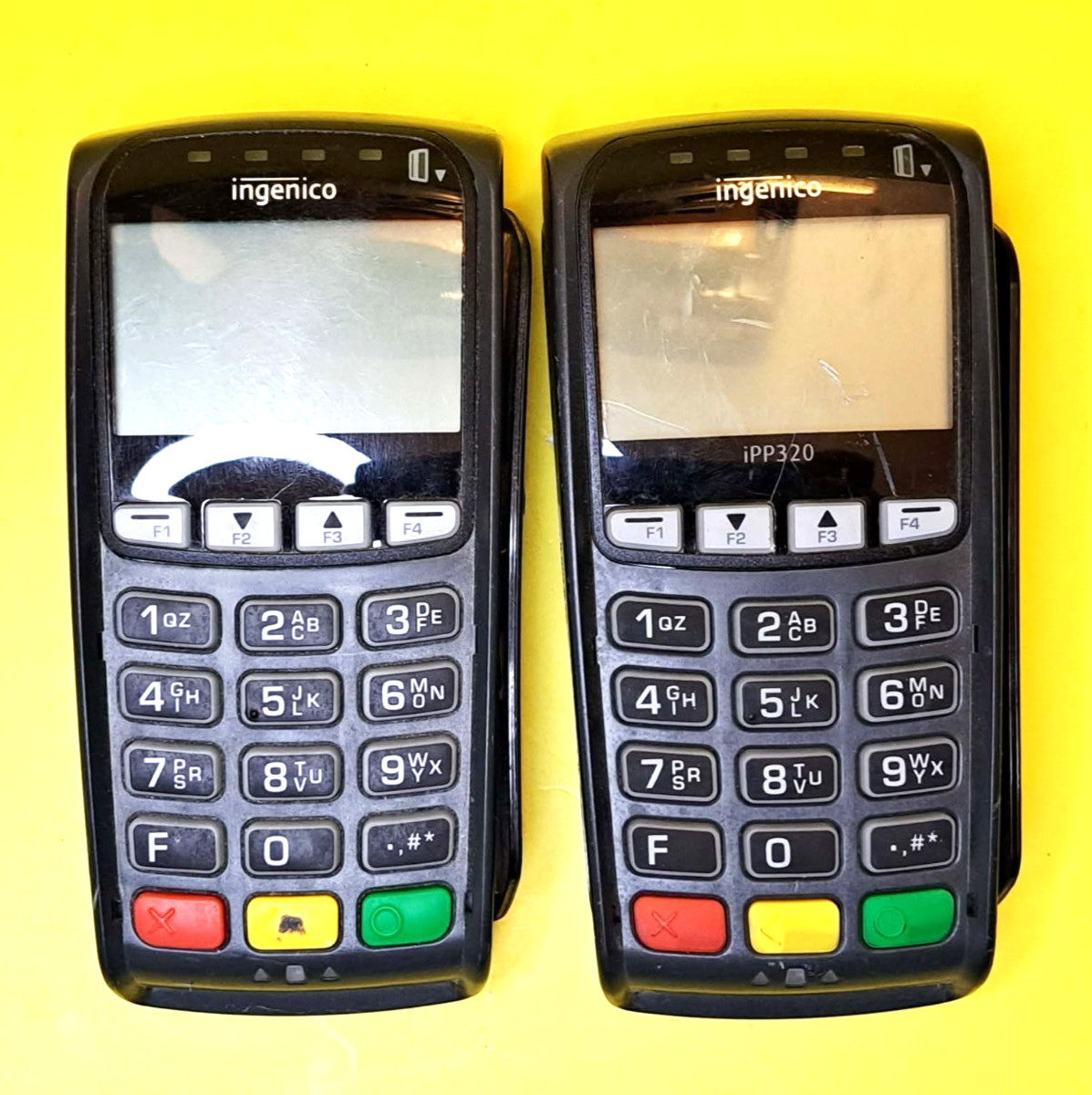 ⚡100% UNTESTED⚡LOT OF 2x INGENICO IPP320 CREDIT CARD PAYMENT TERMINAL COUNTERTOP