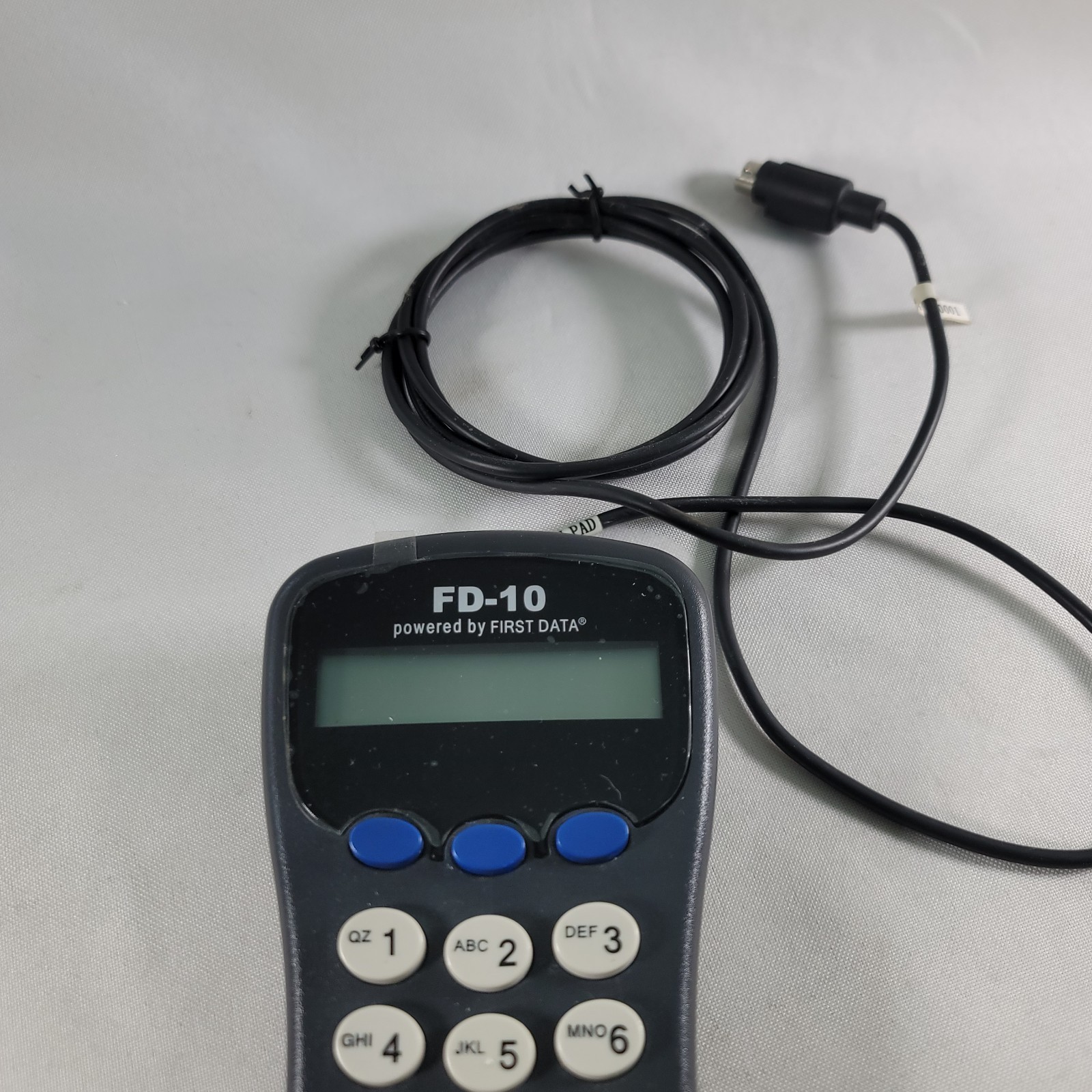 First Data FD-10C Pin Pad Credit Card Terminal Reader