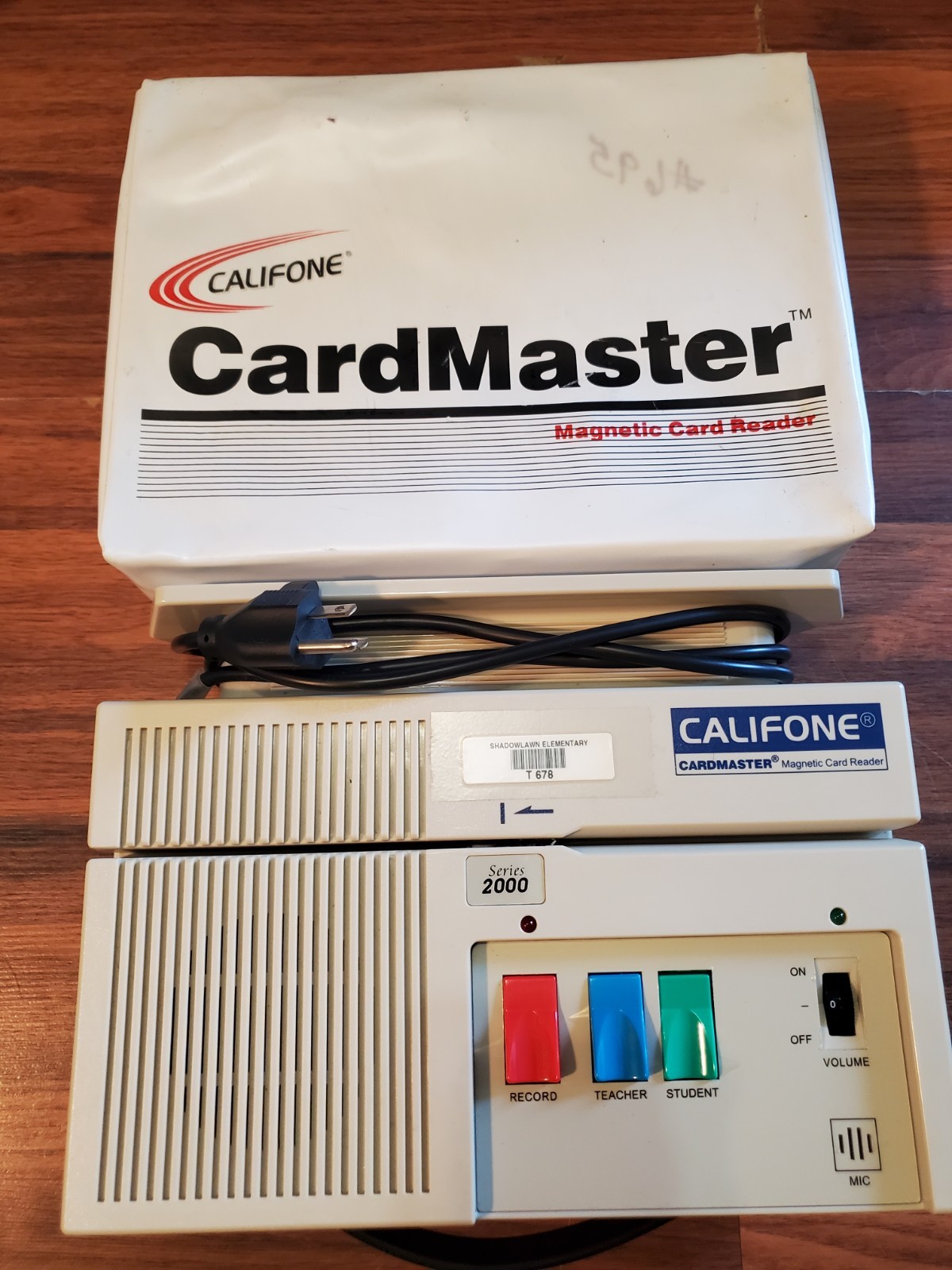 Califone CardMaster Magnetic Card Reader Series 2000 2010