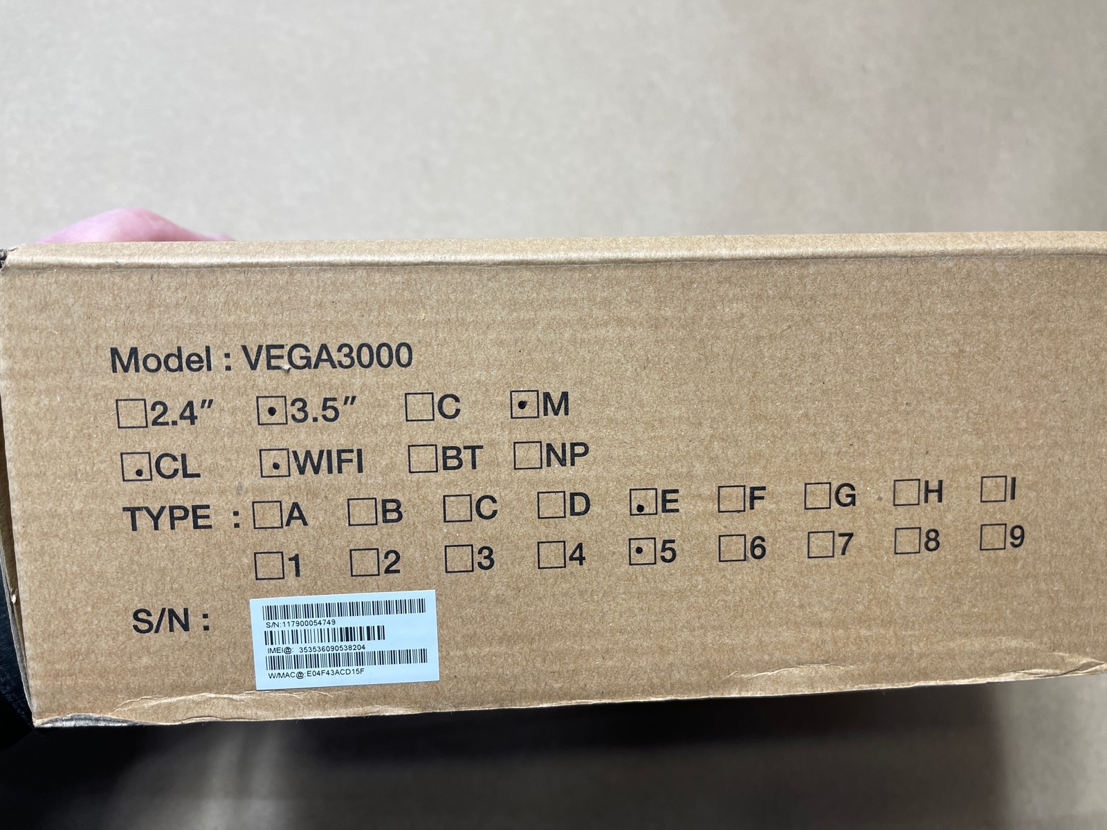 Dejavoo Systems VEGA3000 Wireless Credit Card Payment Terminal WiFi