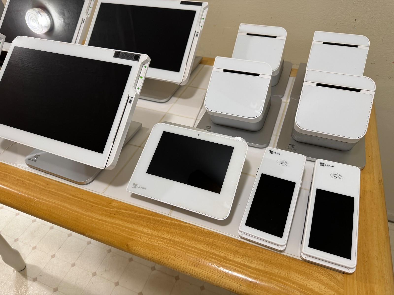 Clover POS Bundle – 4 Solo Stations + Mini + 2 Flex – Great Conditions