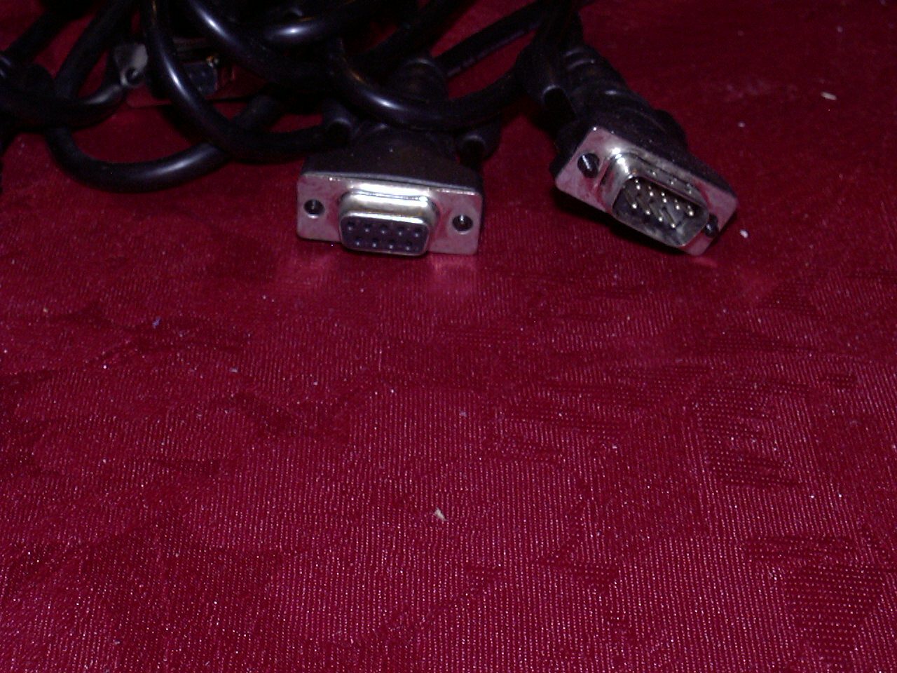Lot of 6 High Quality Serial Cables POS Devices 9 PIN DB9M/DBF Point of Sale
