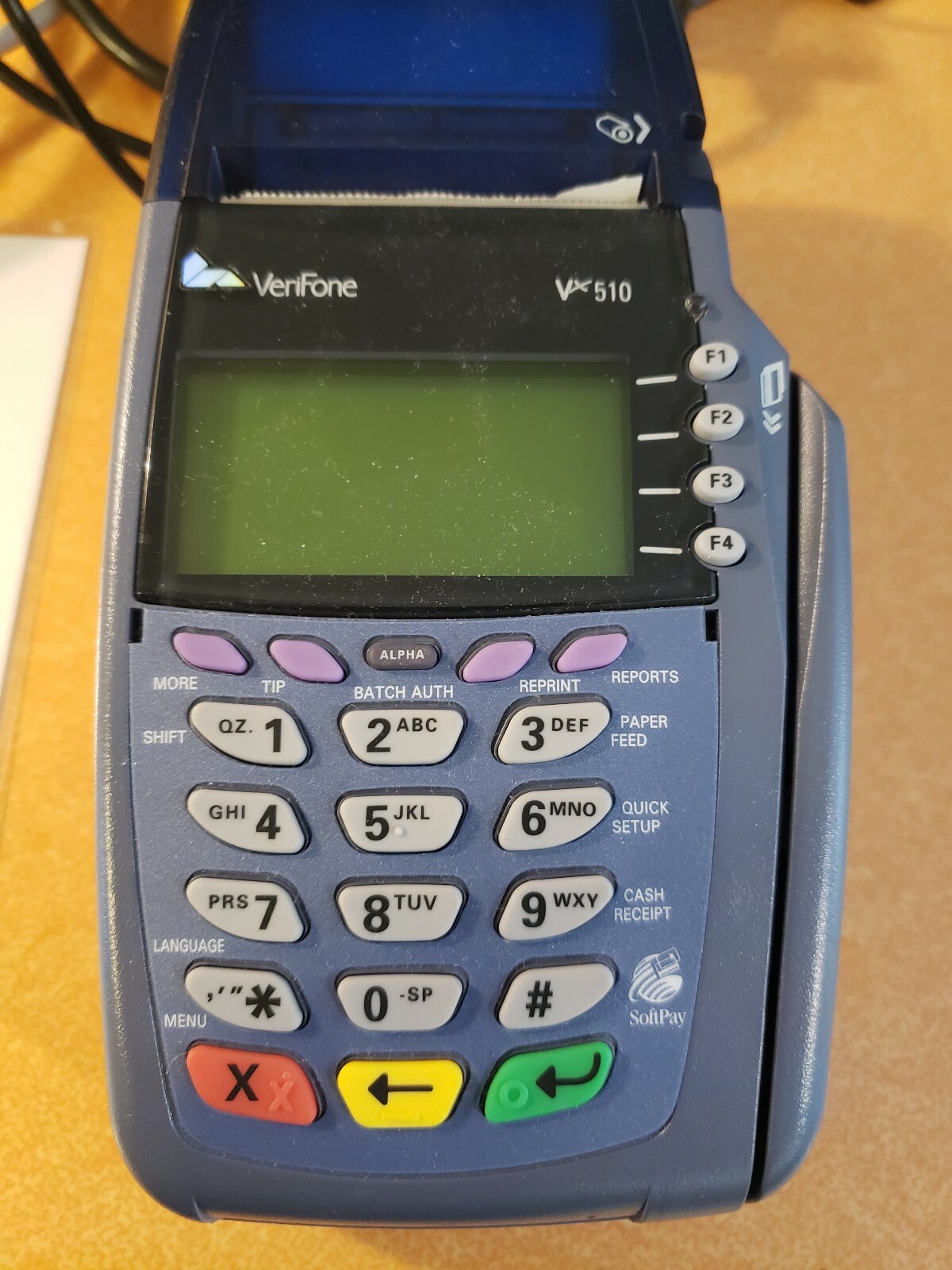 VeriFone Vx 510 Credit Card Machine 510le PCI Compliant