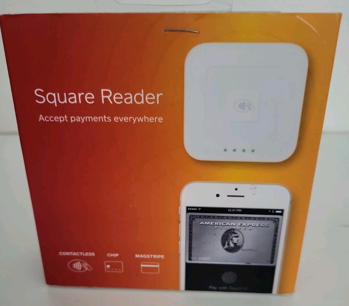 Square A-SKU-0113-04 Contactless Credit Card and Chip Reader Model S8