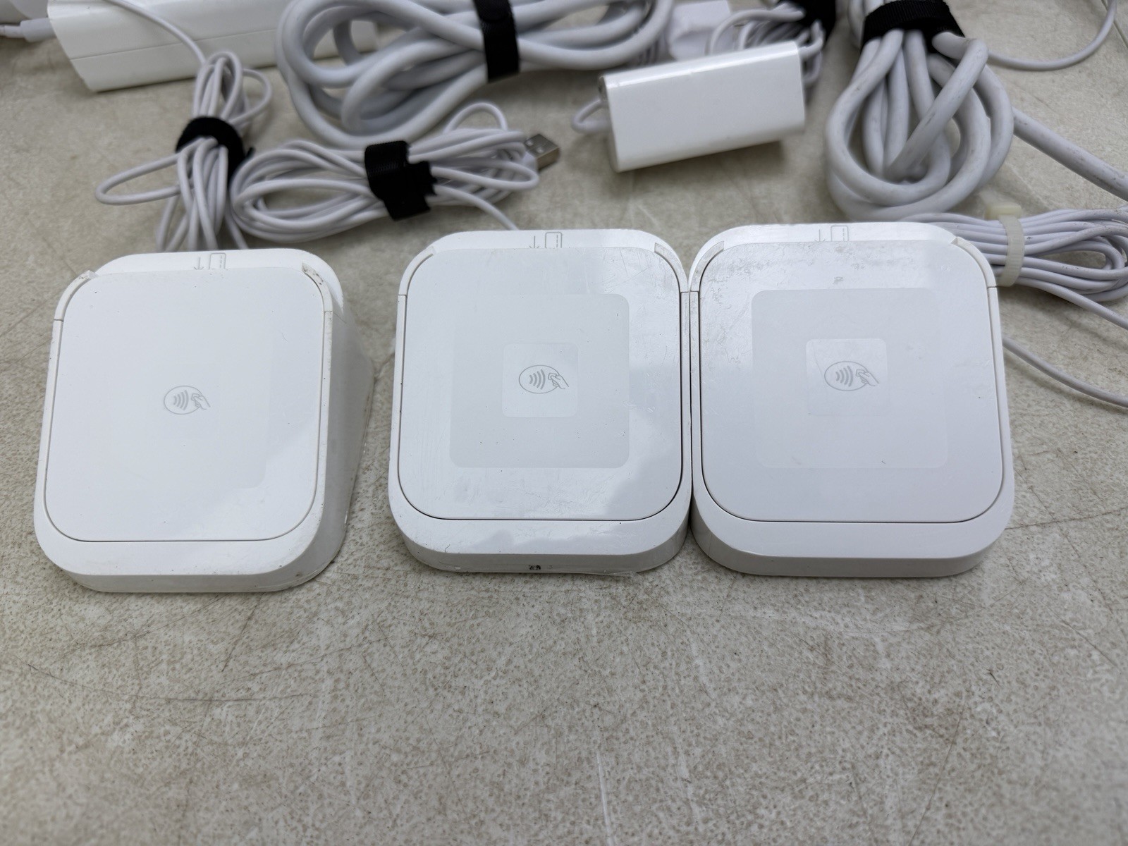 Lot Of Square S089 Dock POS Stand for 9.7″ iPad Power Cable USB Hub Card Readers