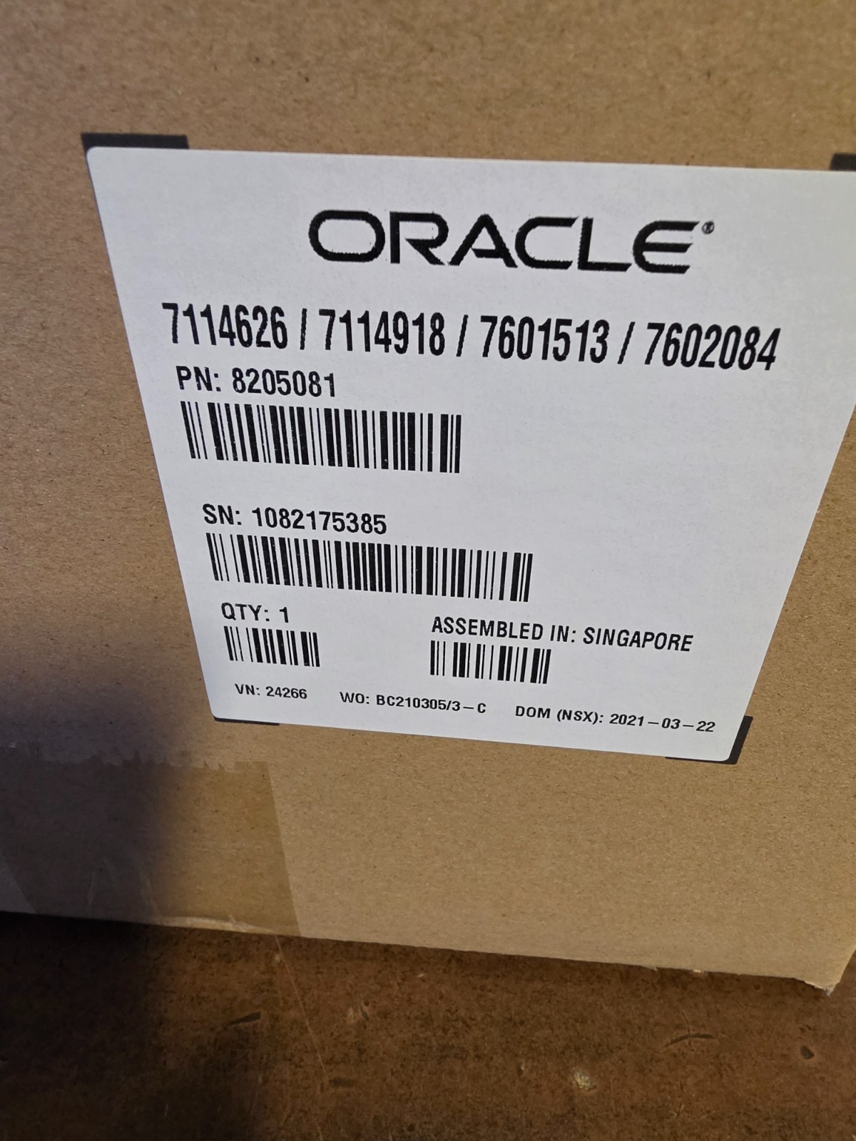 Oracle Micros WS6 POS Docking Station Stand PN# 8205081-7114626/7114918/7601513