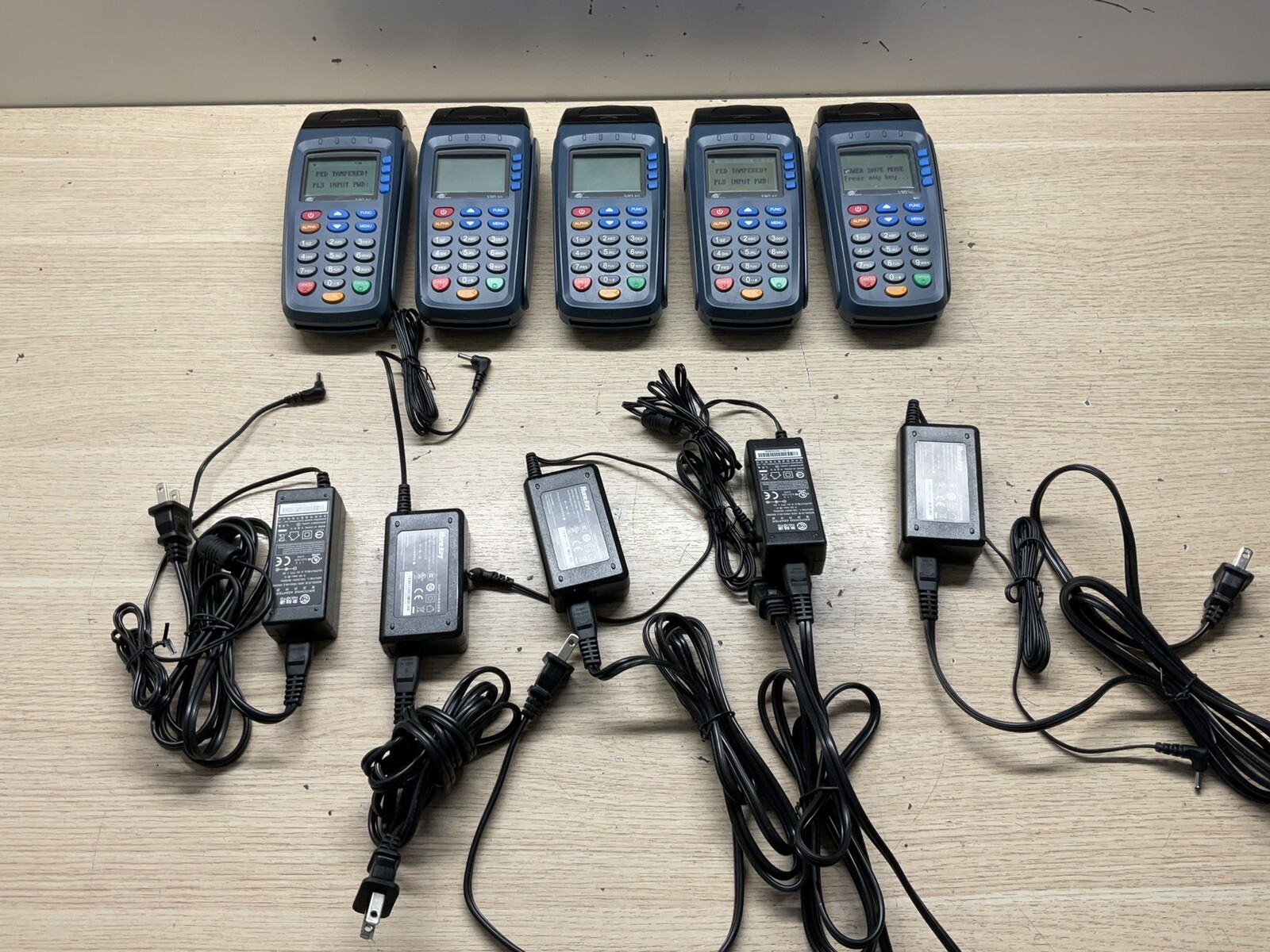 Pax S90 Blue 3G Mobile Credit Card Reader Payment Terminal/Lot Of 5 /FRA470