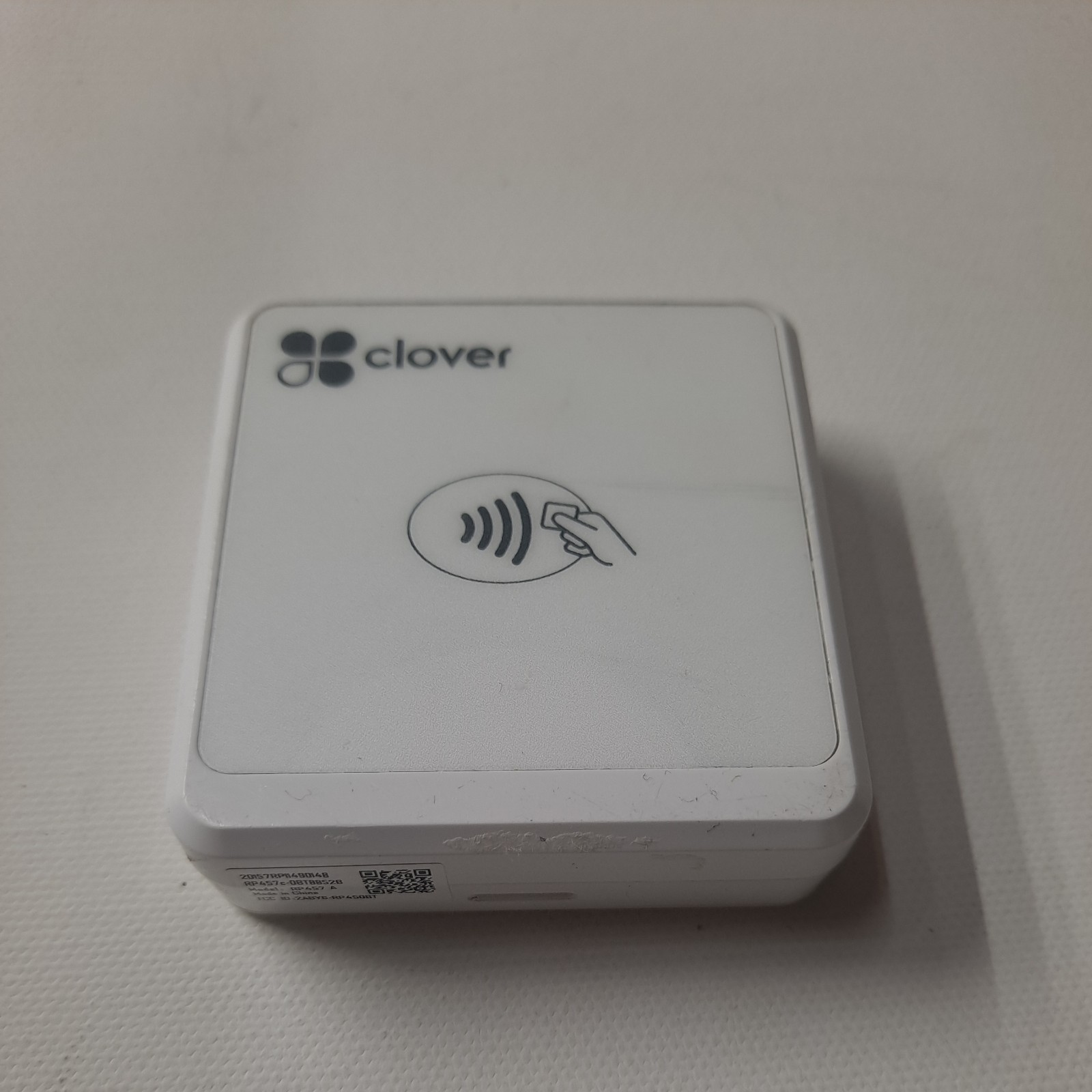 Clover Go RP457 Contactless + Chip + Swipe Card Reader in White