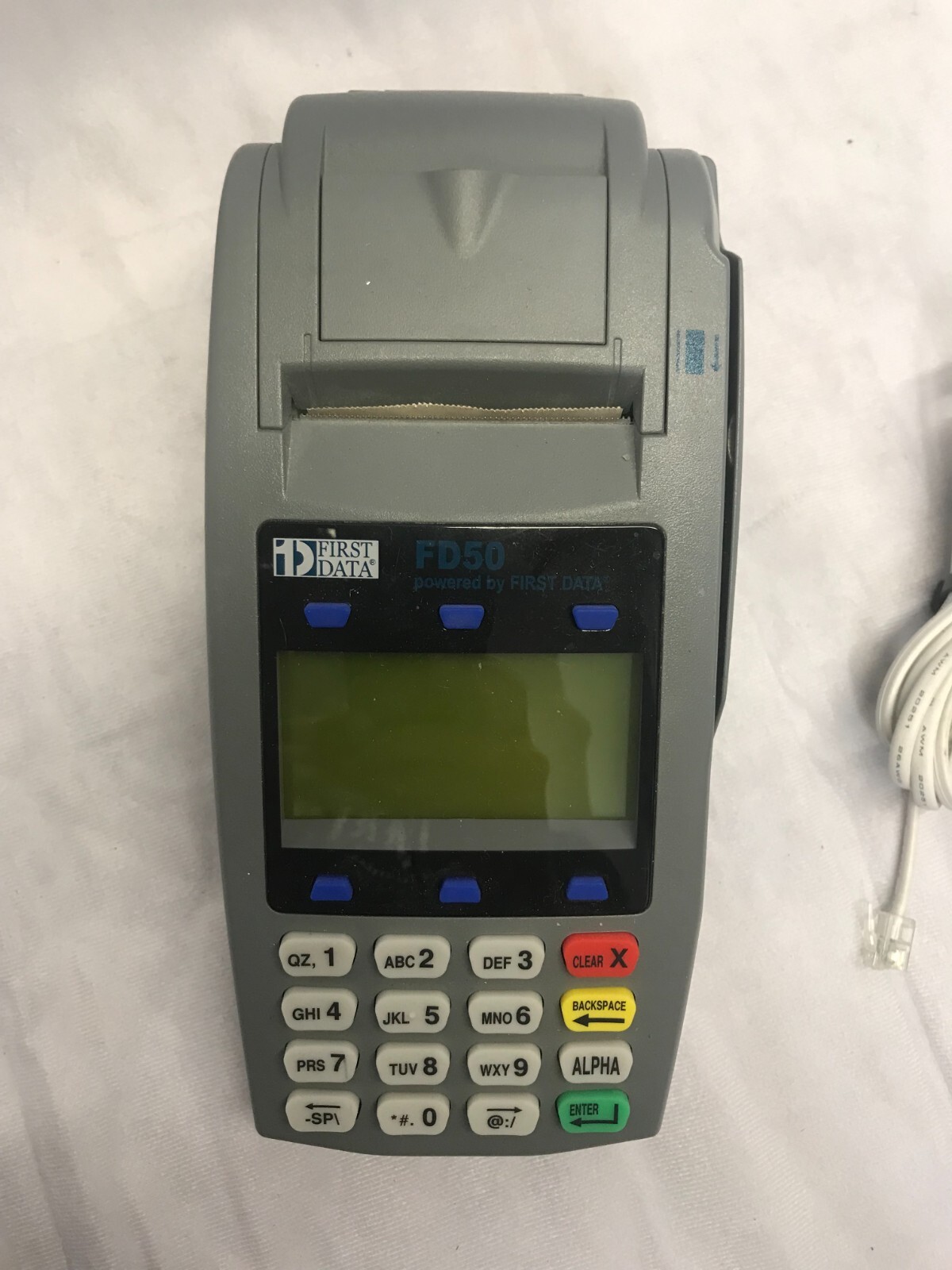 First Data FD50 Credit Card Terminal Wired