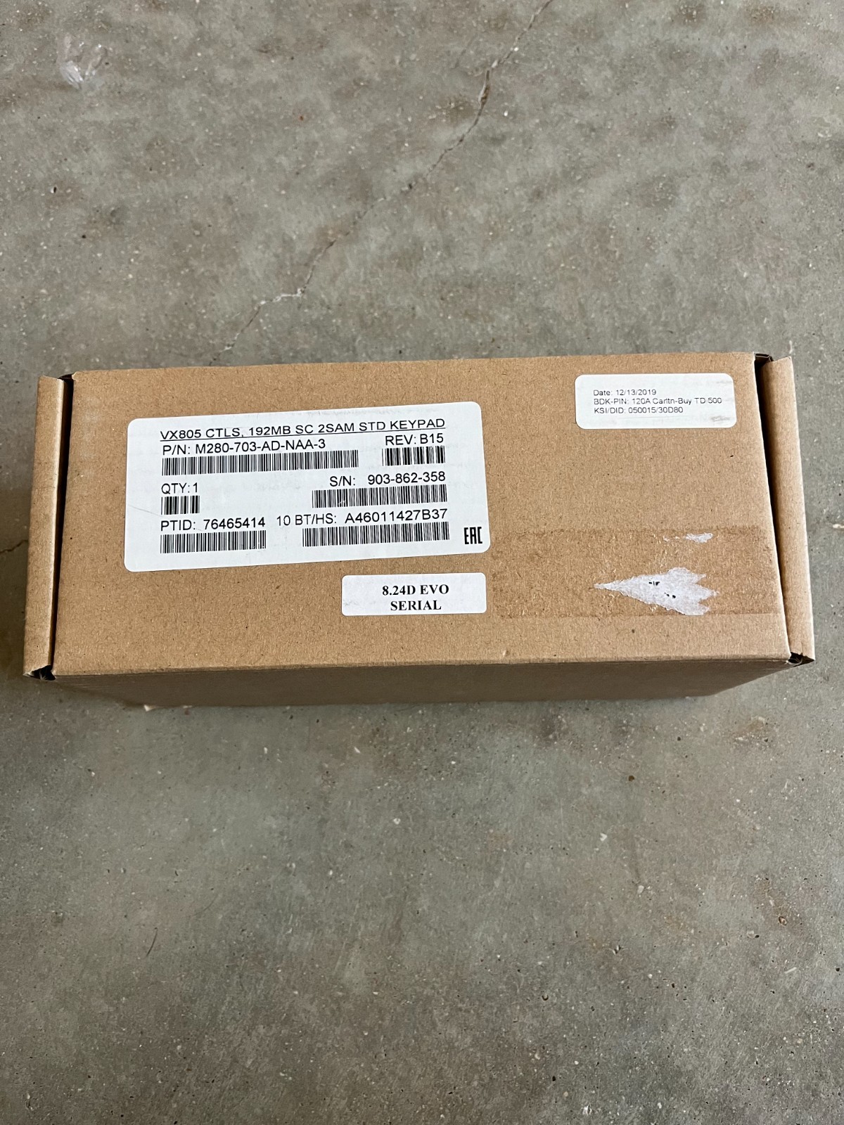 New Verifone (TOTAL OF TWO) VX 805 VX805 POS Contactless Pin Pad Card Reader