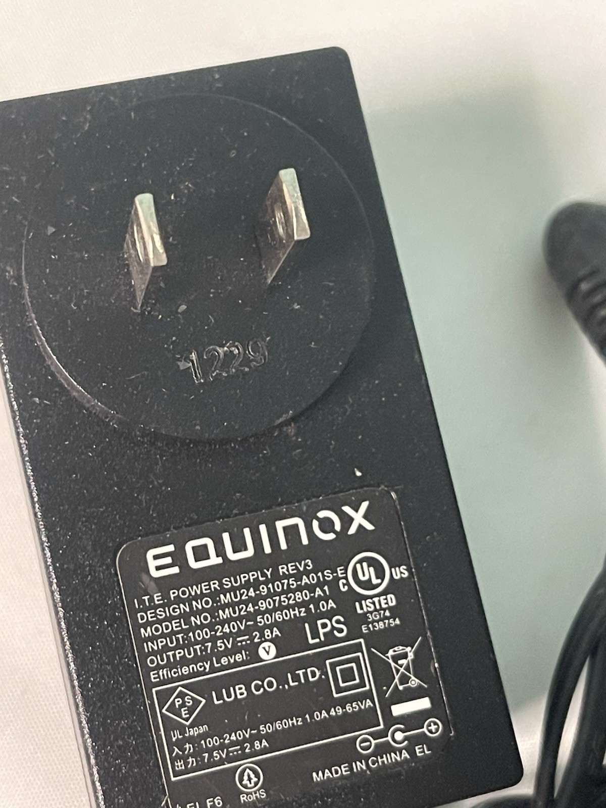 Equinox T4205 Credit Card Terminal w/ Pin Pad & AC Adapter.