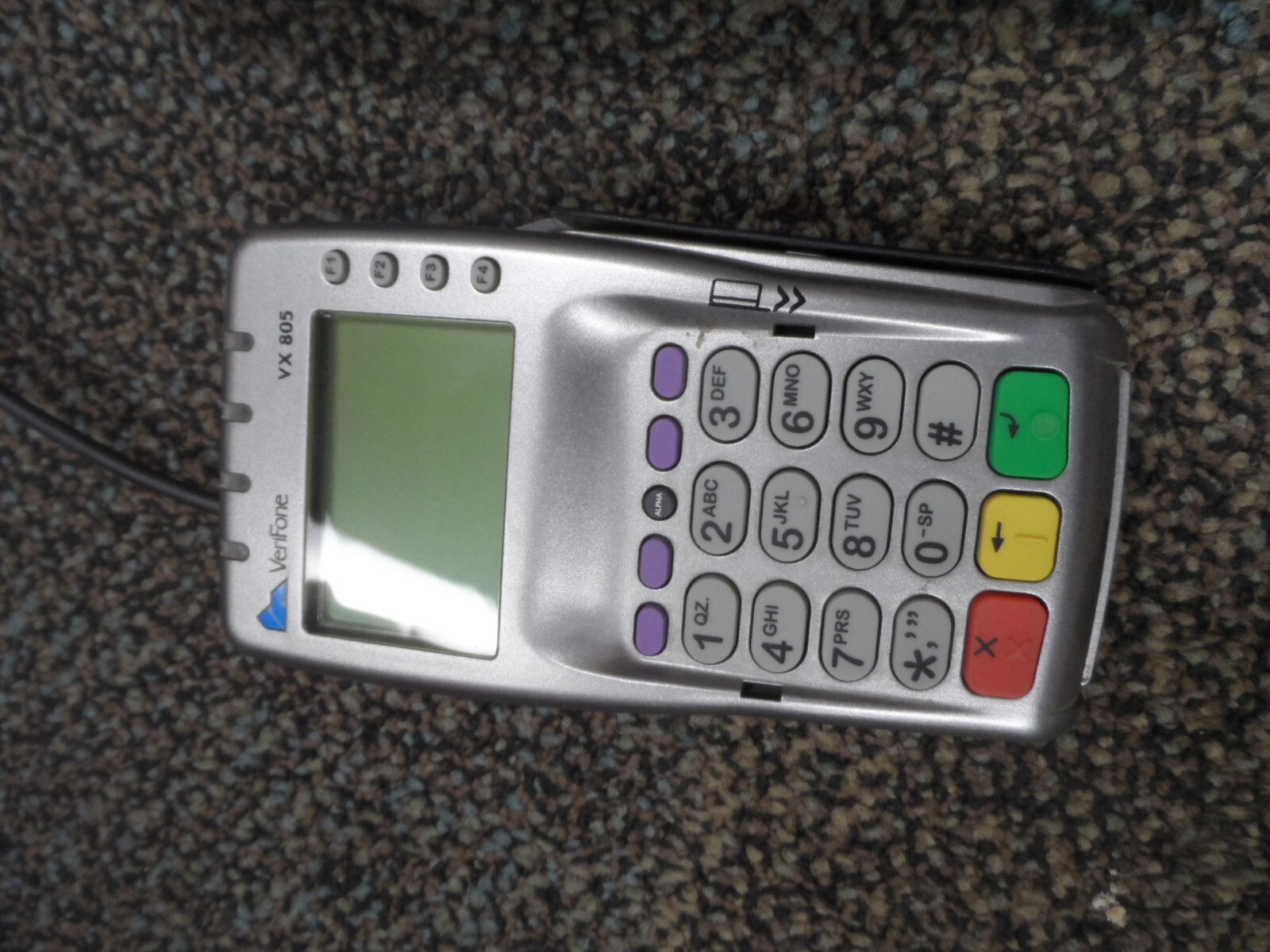 VeriFone VX520 Terminal and VX805 Pin Pad Credit Card Machine *Complete* Clean