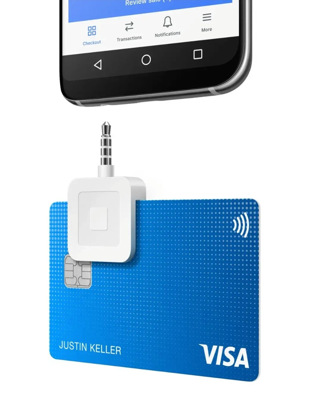 Square Reader for Magstripe (with headset jack) Credit Card Pay – White