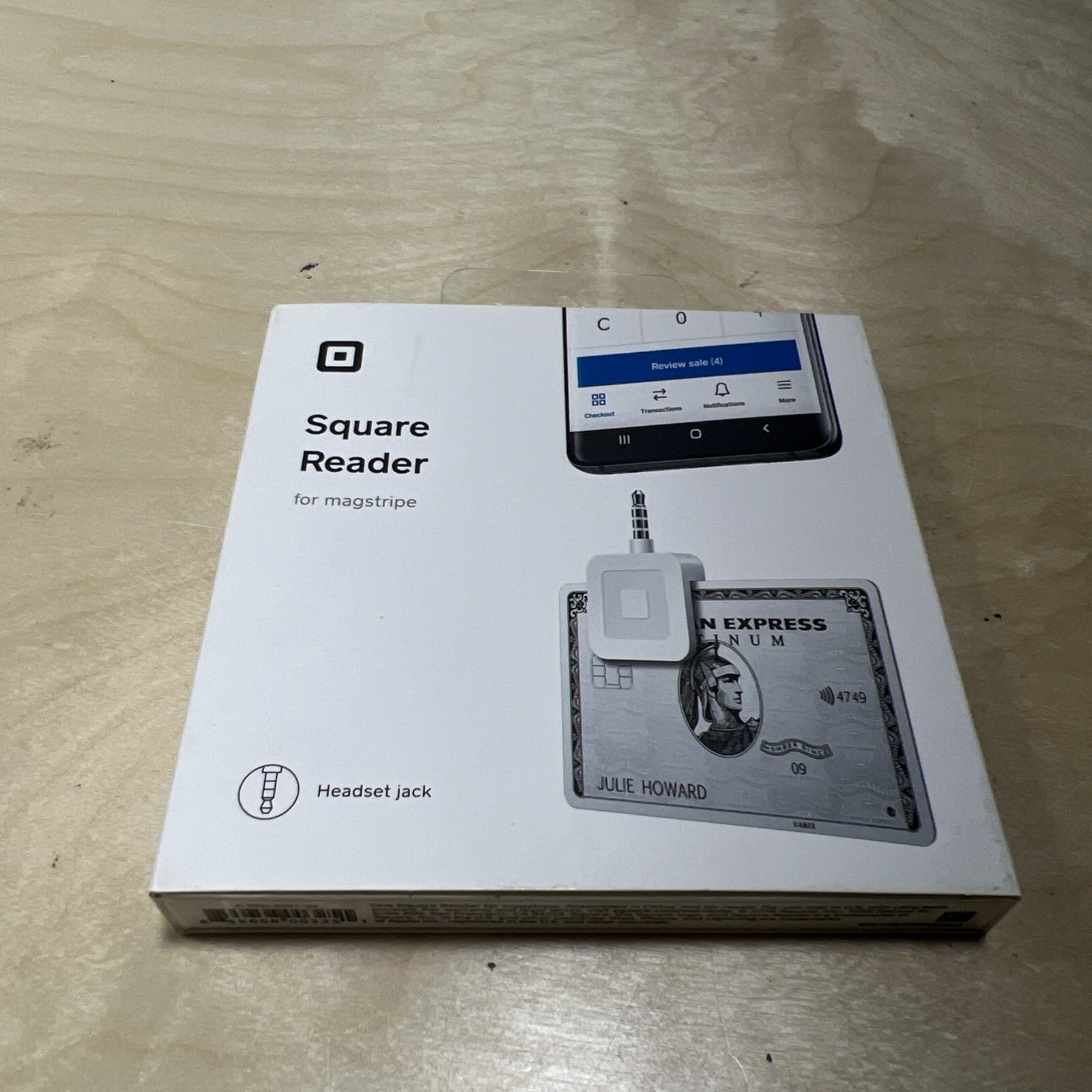 New Square Credit Card Reader for Apple and Android – White