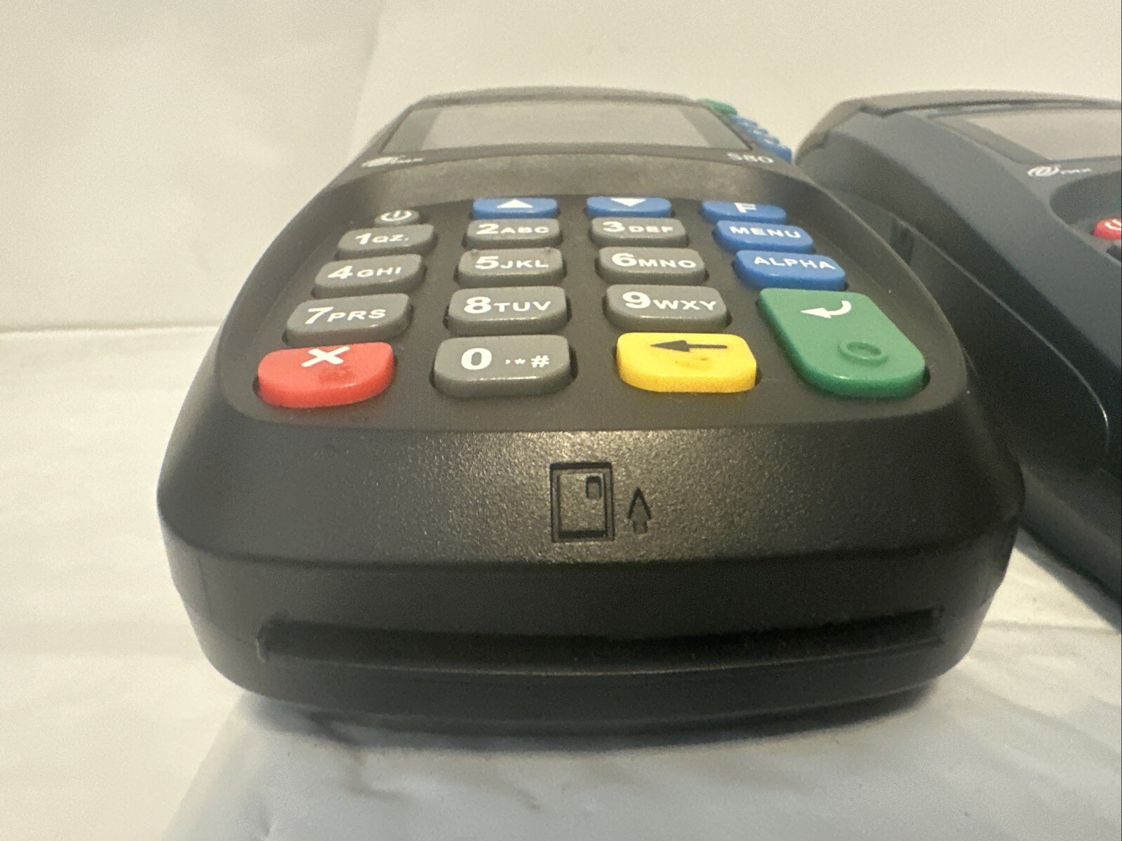 2 Pax POS S80 Credit Card Machine Terminal Chip Swipe Pin Pad – Untested No Cord