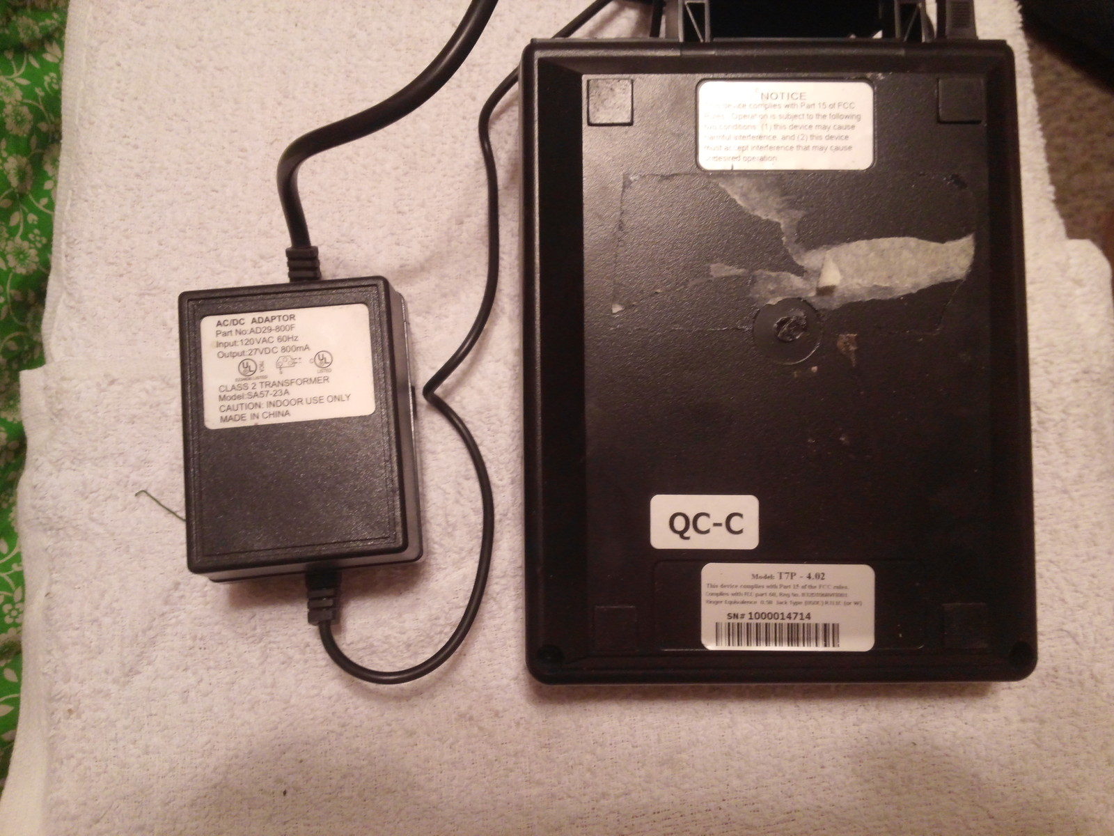 Hypercom T7PLUS Terminal 500032 C.C machine