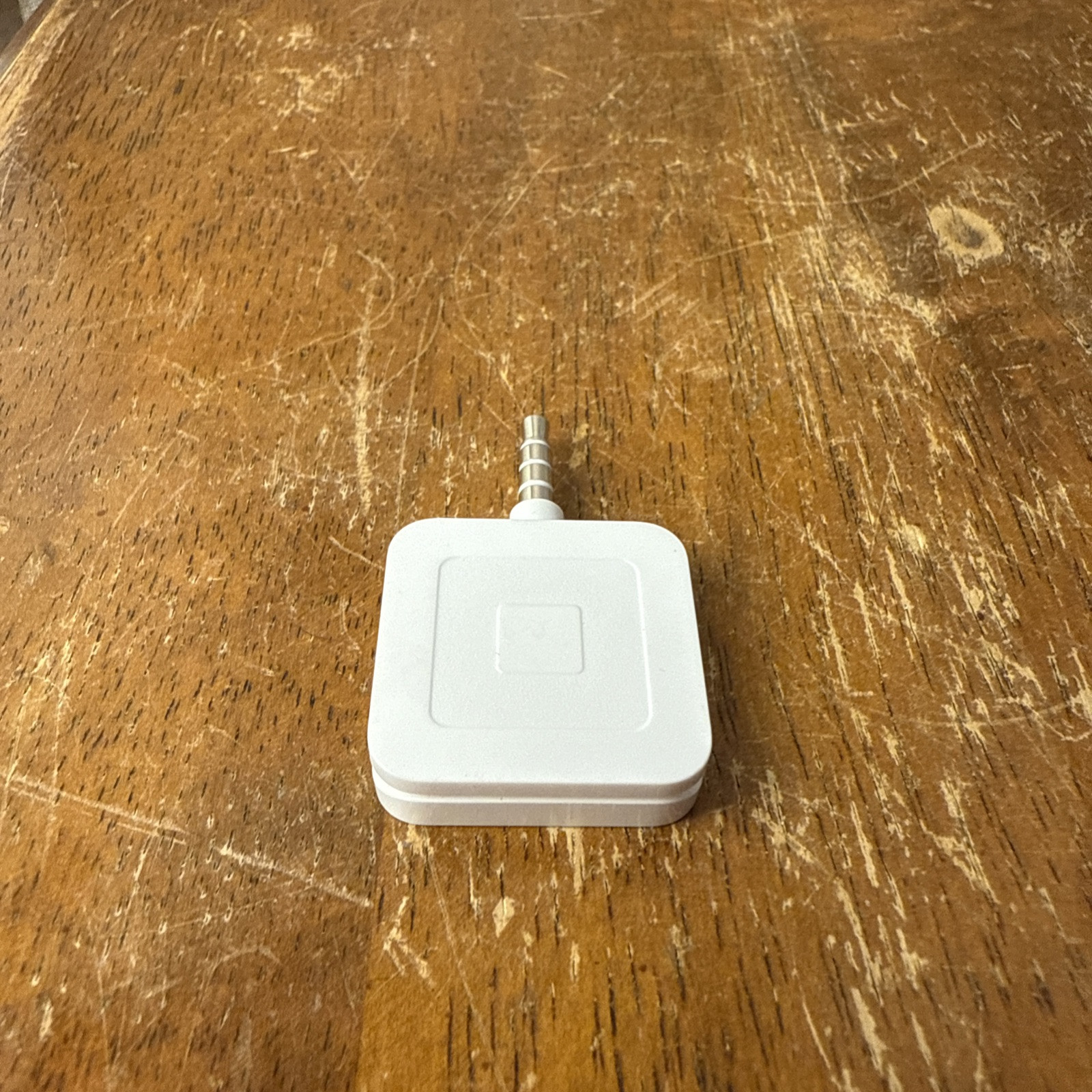 Square Credit Debit Card Reader 3.5mm Headphone Aux Jack White iPhone Android