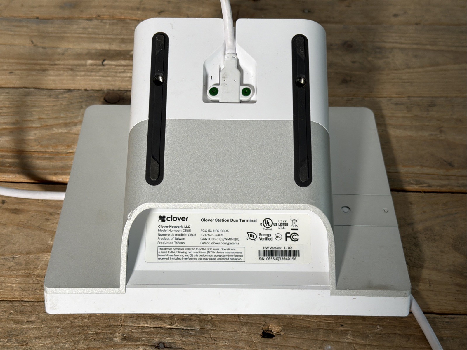 Clover Station Duo Terminal C505 POS System – “For Parts or Repair”