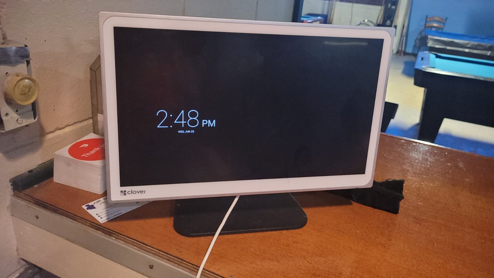 clover pos system, mini, flex, cash drawer and kds