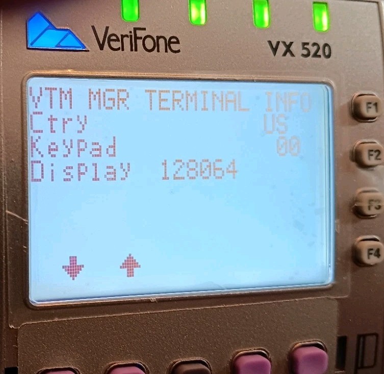 Verifone VX 520 EMV Credit Card Machine