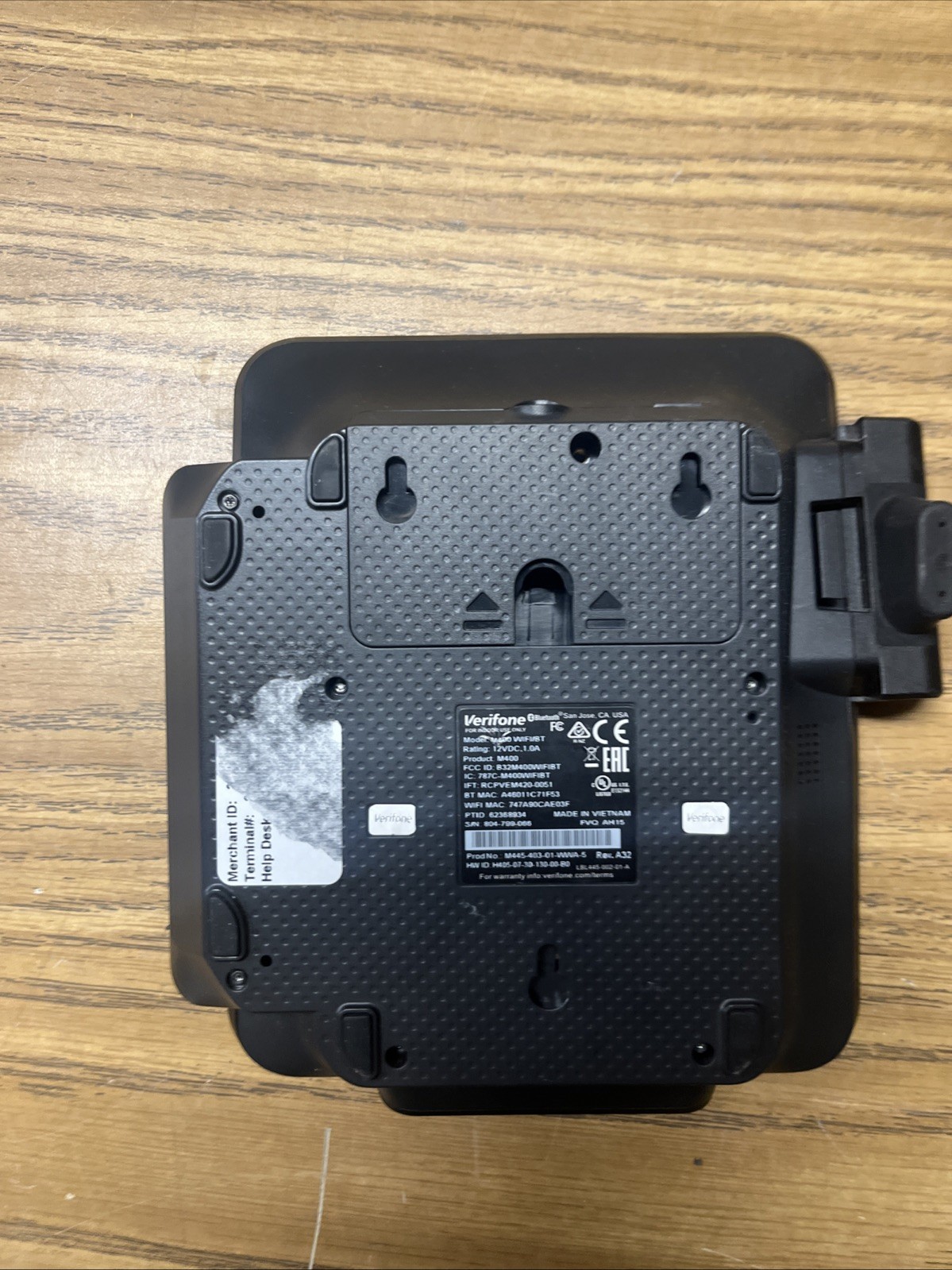 Verifone M400 WIFI/BT Credit Card Payment Terminal