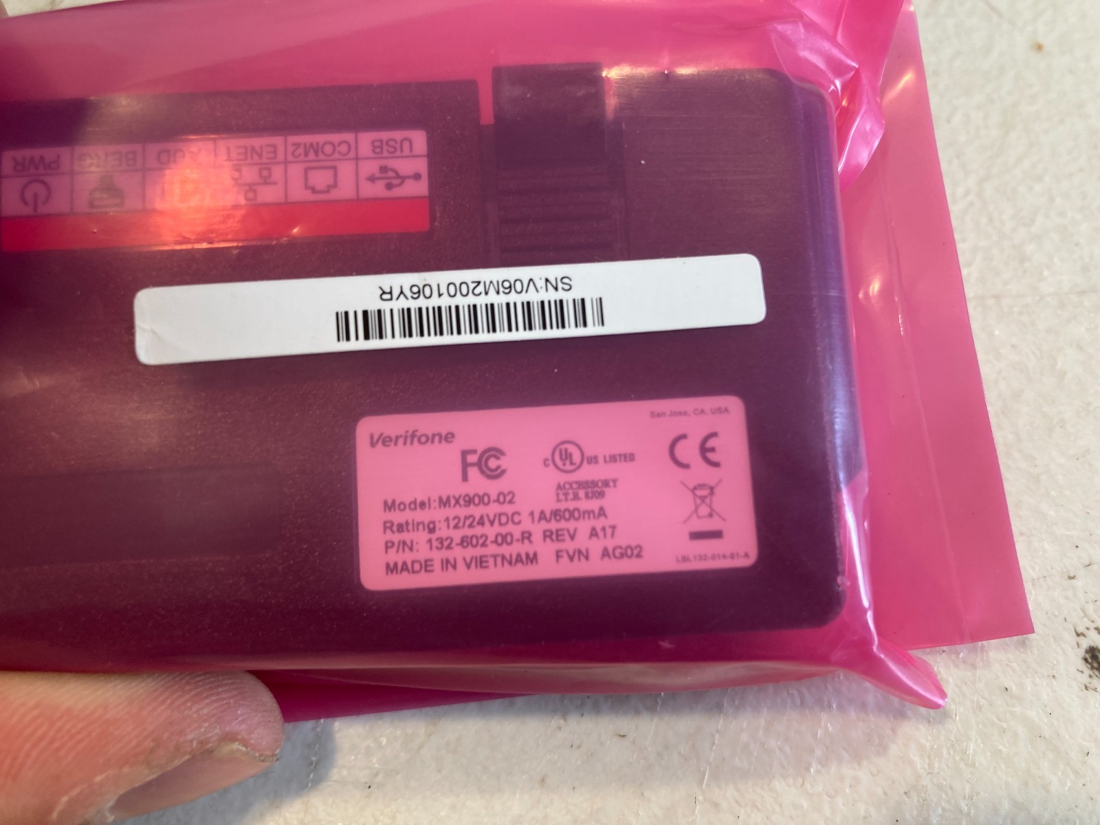 Verifone MX925 Genius Payment Terminals w/ Power Supplies