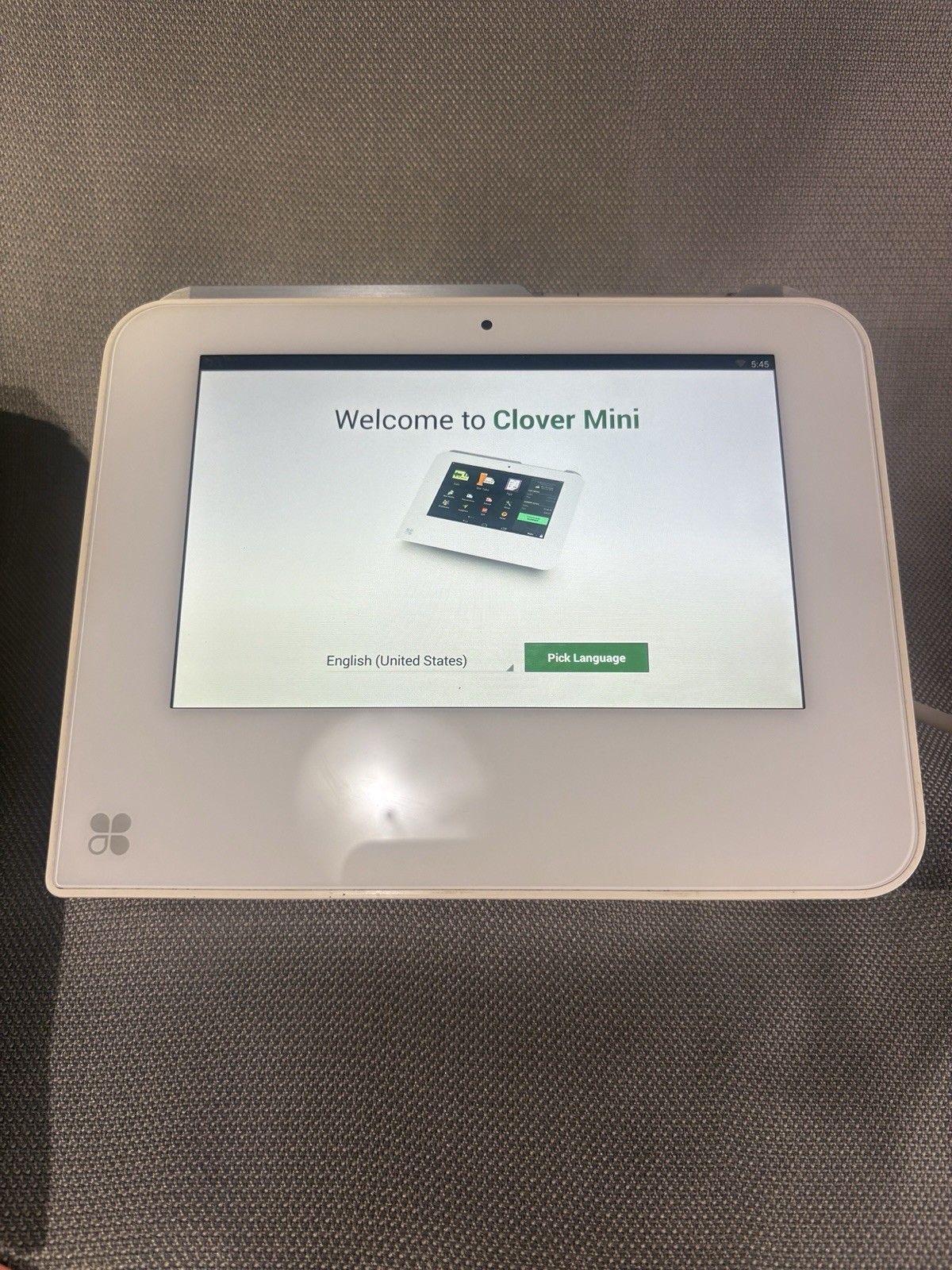 Clover Mini Wi-Fi C300 Card Reader Point of Sale System. 1st Generation