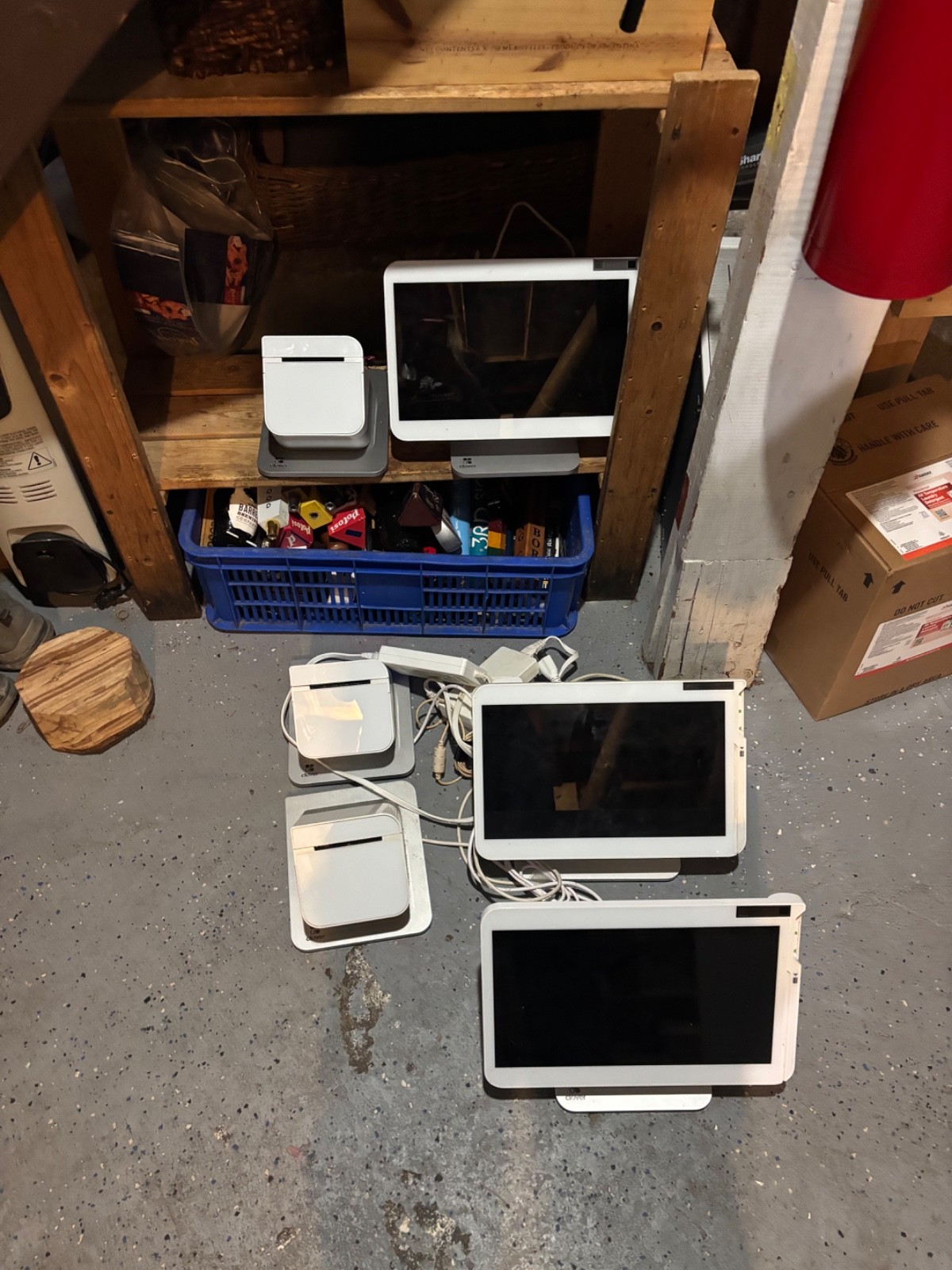 Clover Station C500 POS Point of Sale System w/ AC Adapter + P500 Printer *READ*