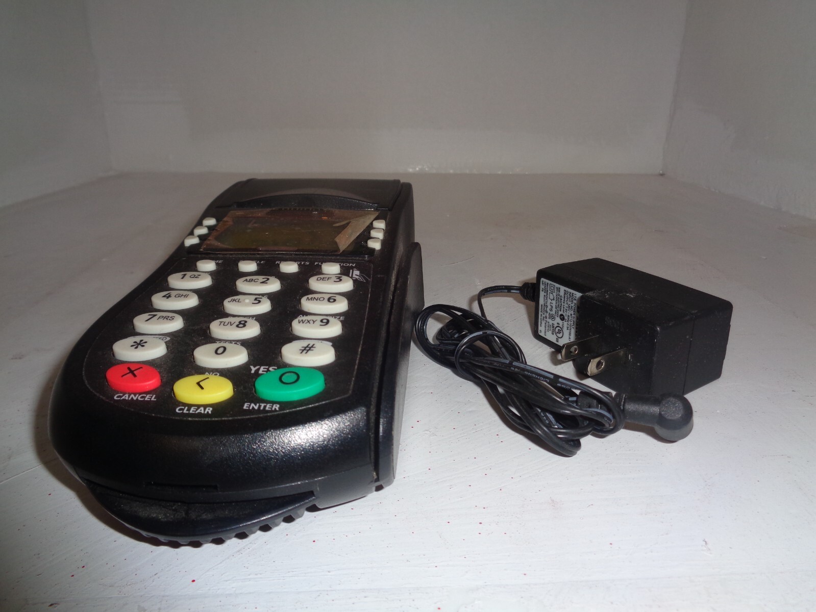 EQUINOX Model T4205, 010344-003R ZBE Credit Card Reader, w Phone Cable, NO POWER