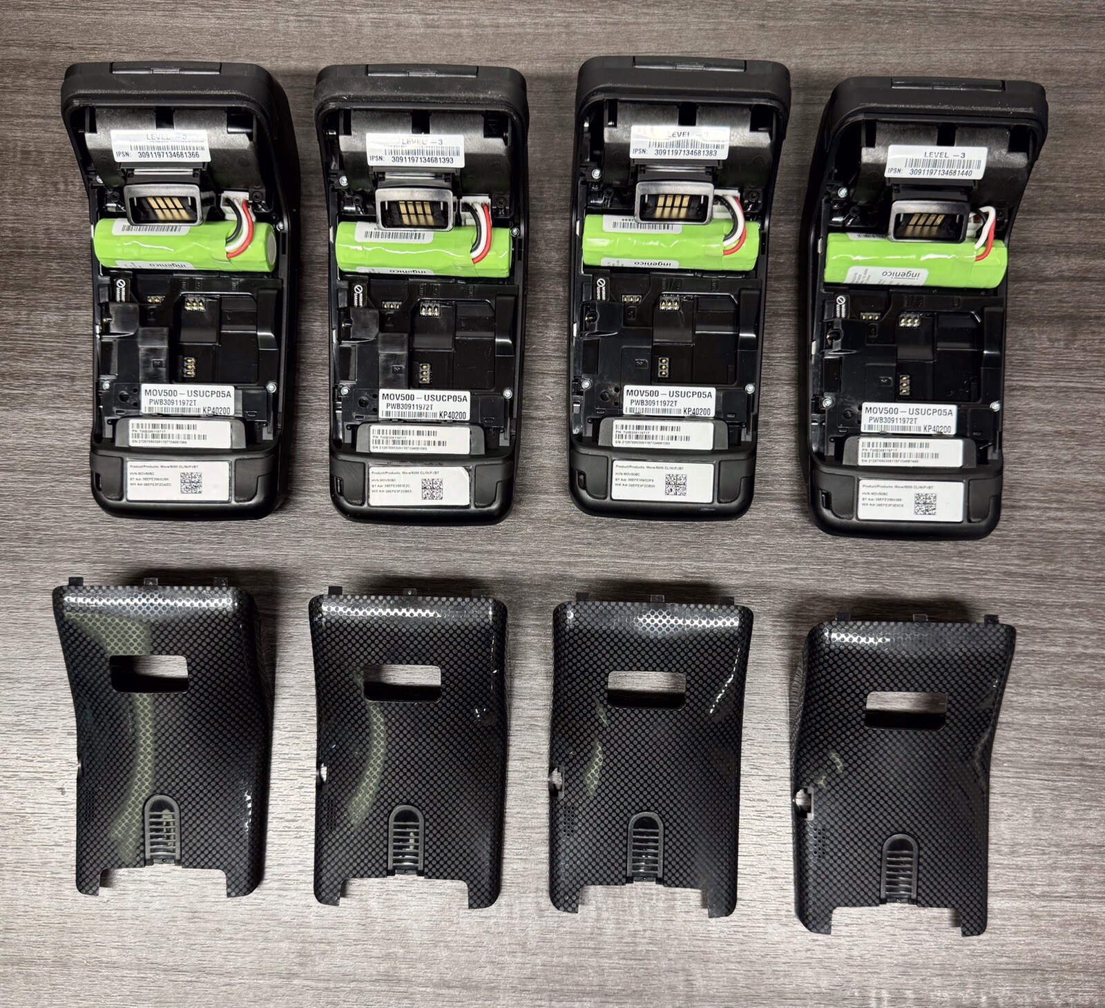 Ingenico Move/5000 Payment Terminal *LOT OF 4* #TL-792