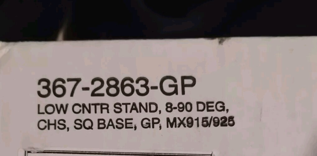 NEW! ENS 367-2863-GP Low CNTR Square Base Stand For Verifone MX915/925