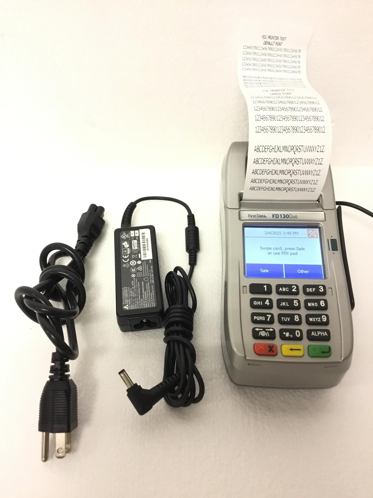 12x First Data FD130DUO Credit Card Machine w/Power AC Adapter, FREE SHIP