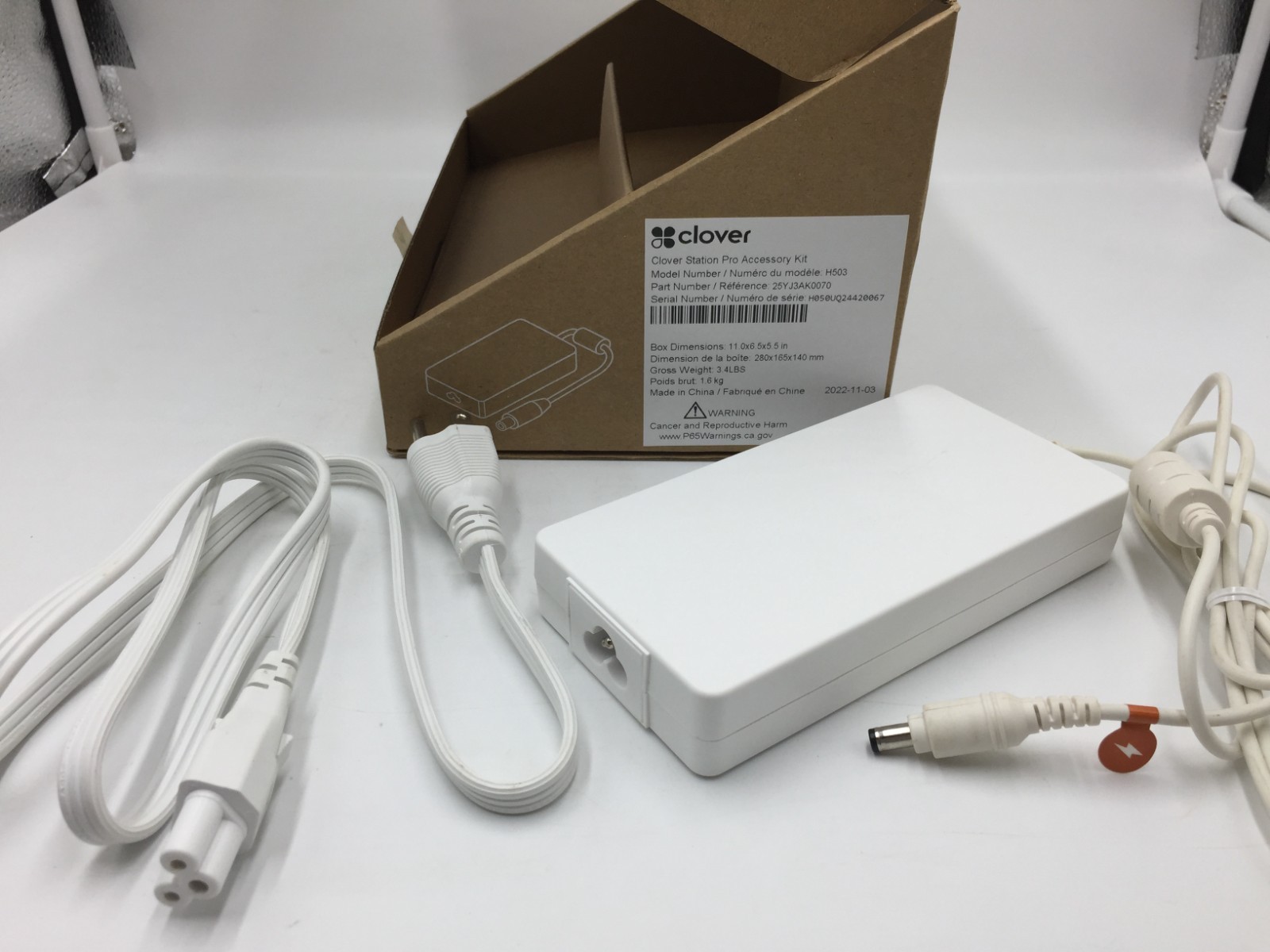 Clover Station Pro Accessory Power Supply Plug Only H503,Works Great