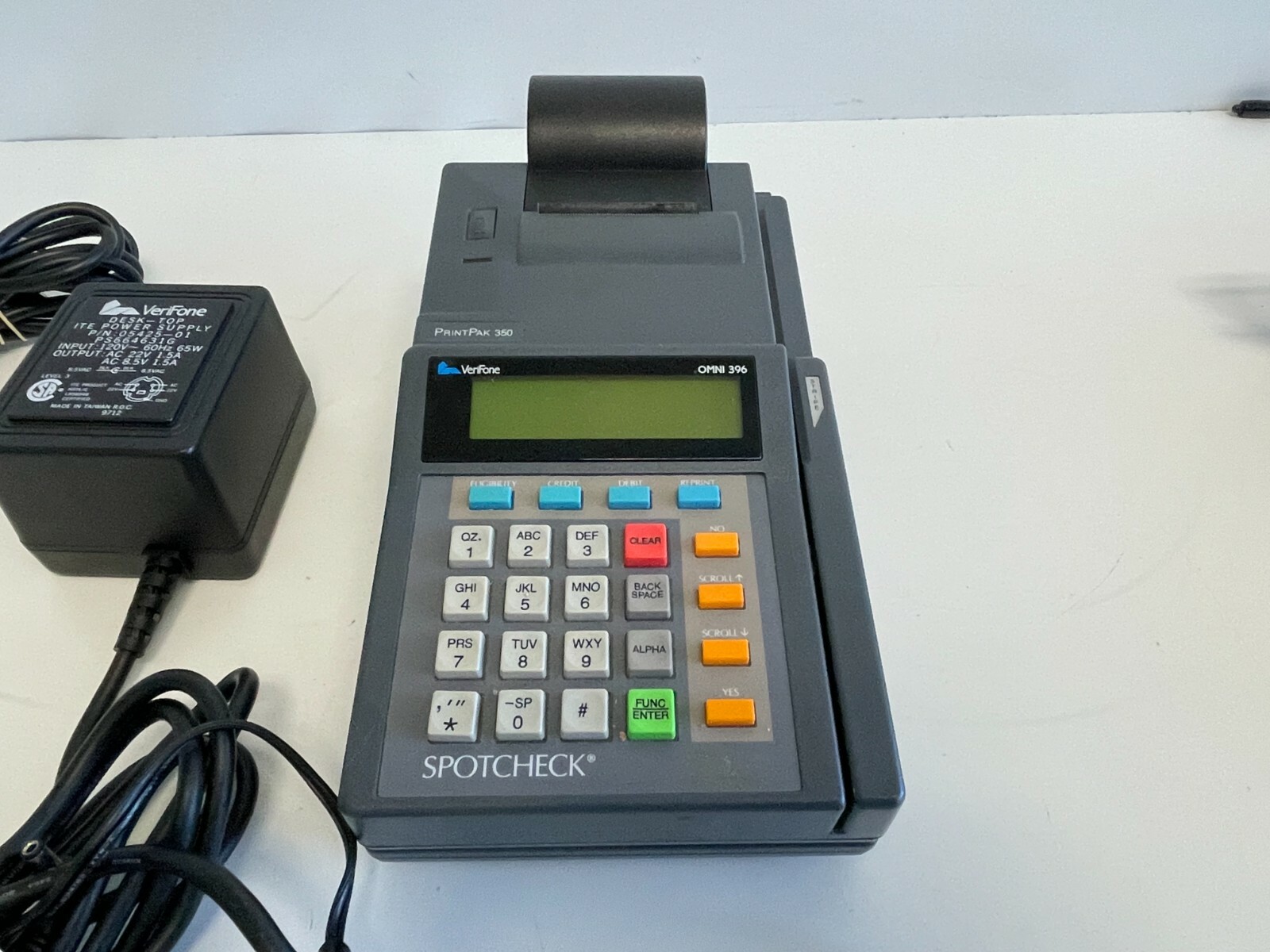 PP18: Verifone Omni 396 Credit Card Machine with PrintPak350