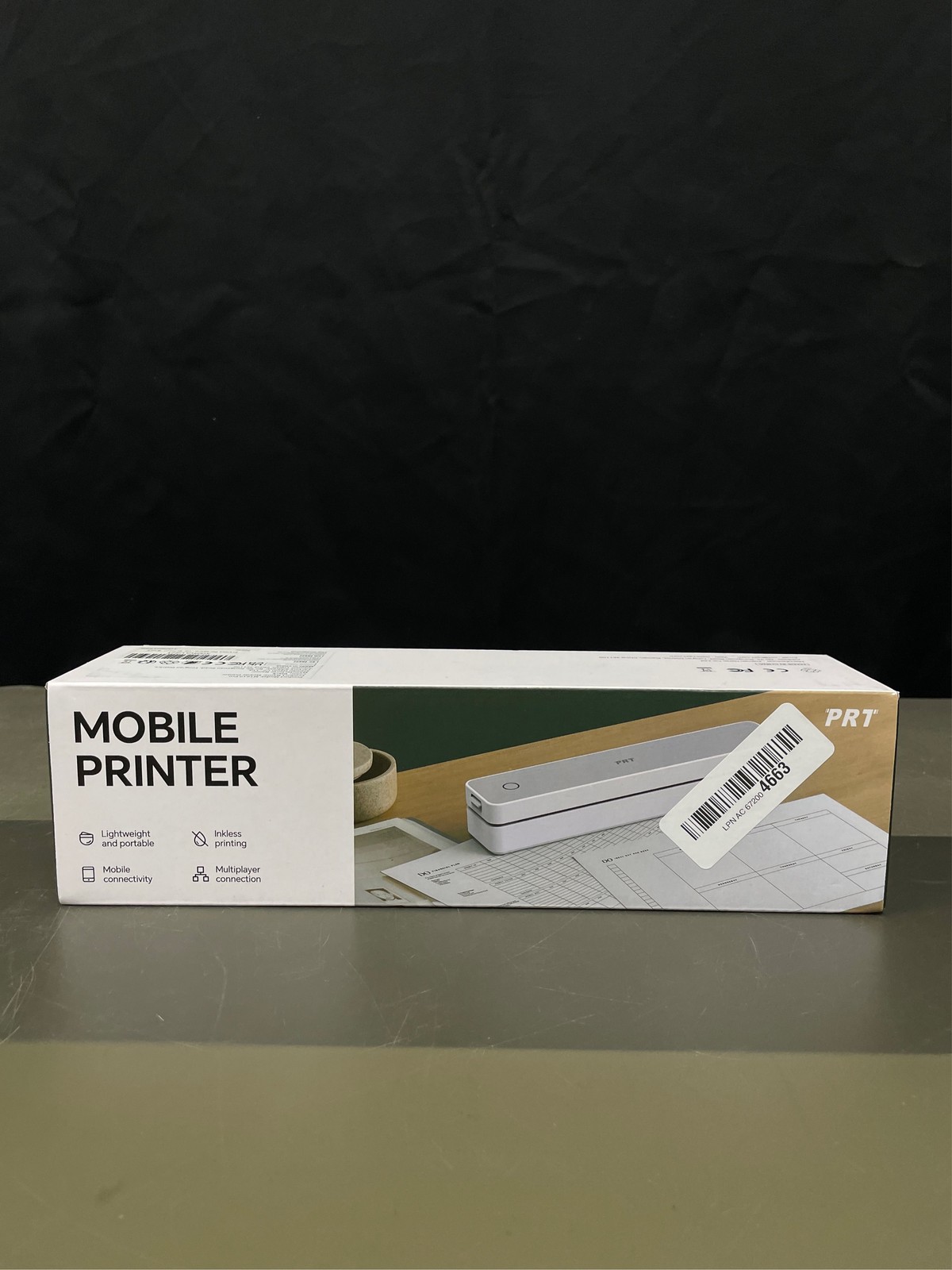 PRT Inkless Portable Printer for Travel, Wireless Thermal Printer Support 8.5 x