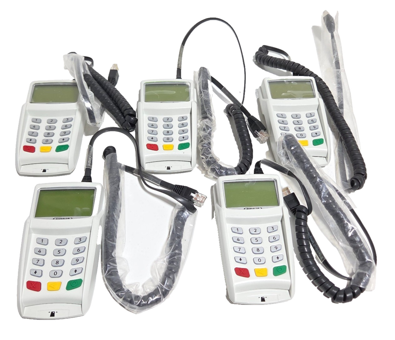 LOT OF 5- Hypercom Artema S10 Credit Card Terminal P901-1110/A00/F21 NEW –
