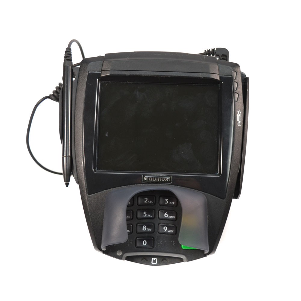Equinox L5300 Point Of Sale Credit Card Payment Terminal w/Stylus, Stand & Power