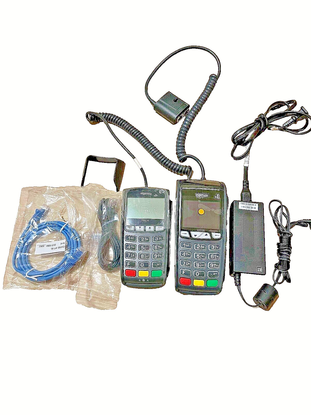 INGENICO IPP320/ICT250 POS CARD PROCESSING SYSTEM w/Extras New Open box